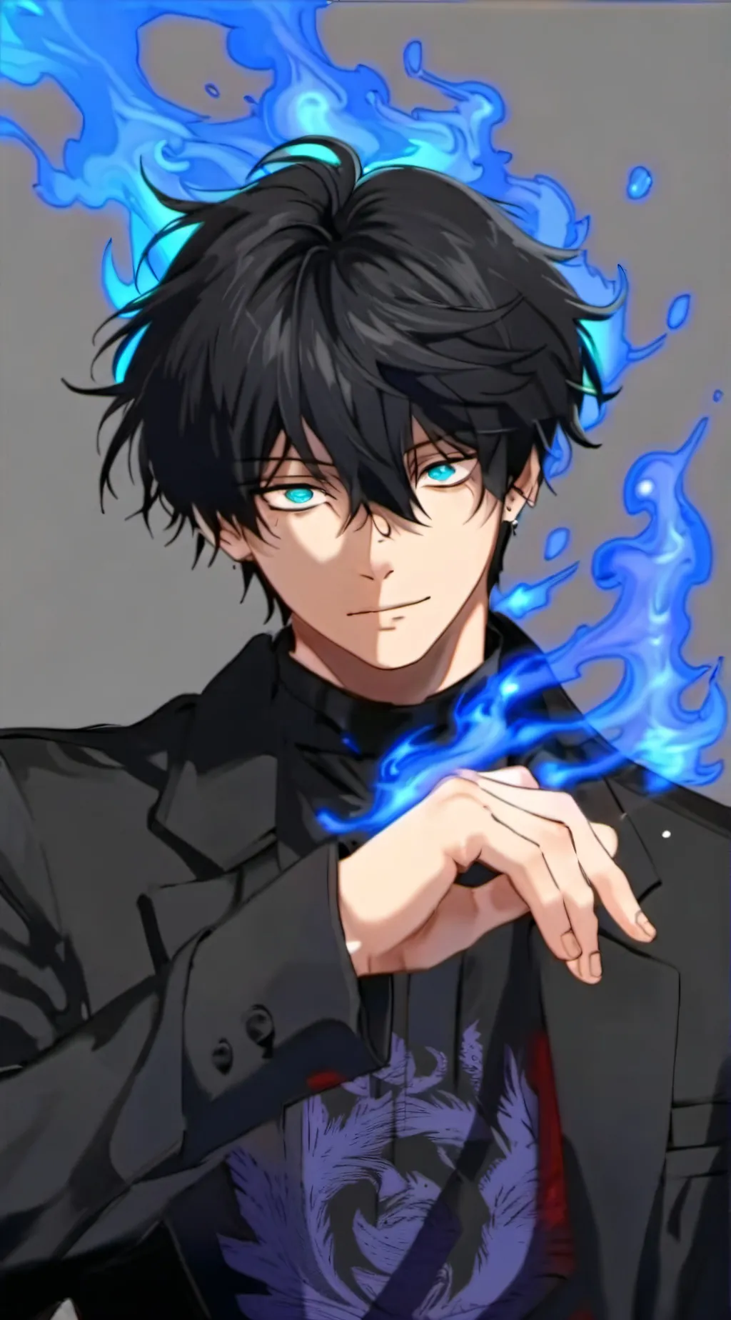ai character: Dabi todoroki background
