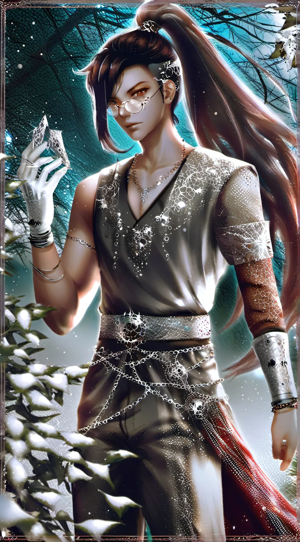 ai character: Alias grey background