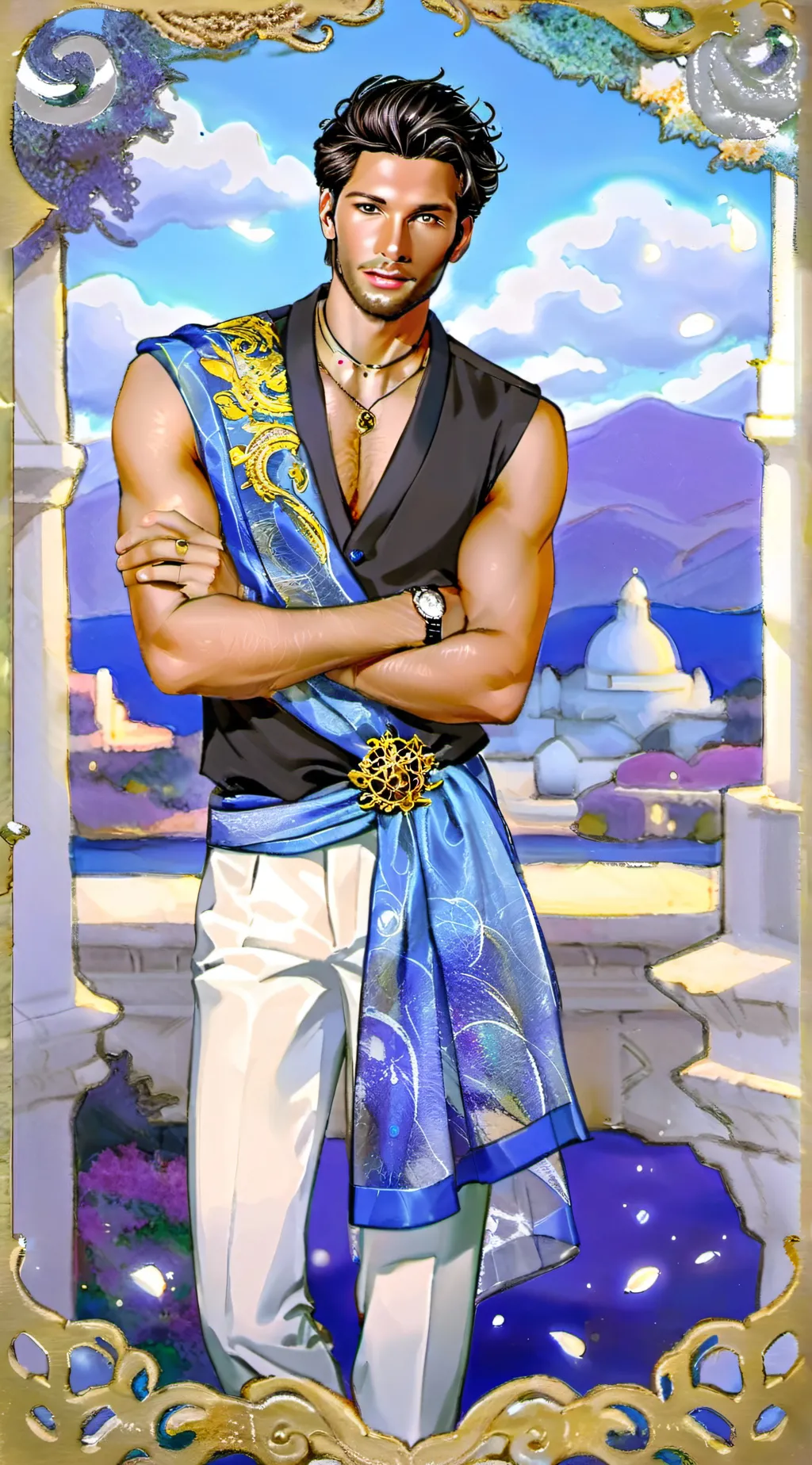 ai character: Dawson background