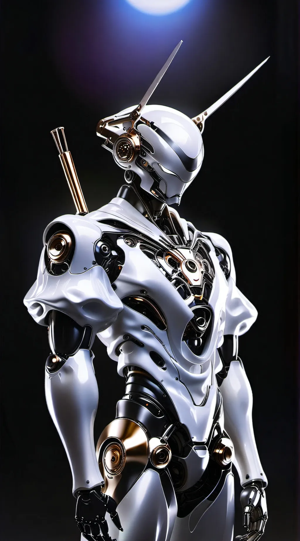 ai character: machine background
