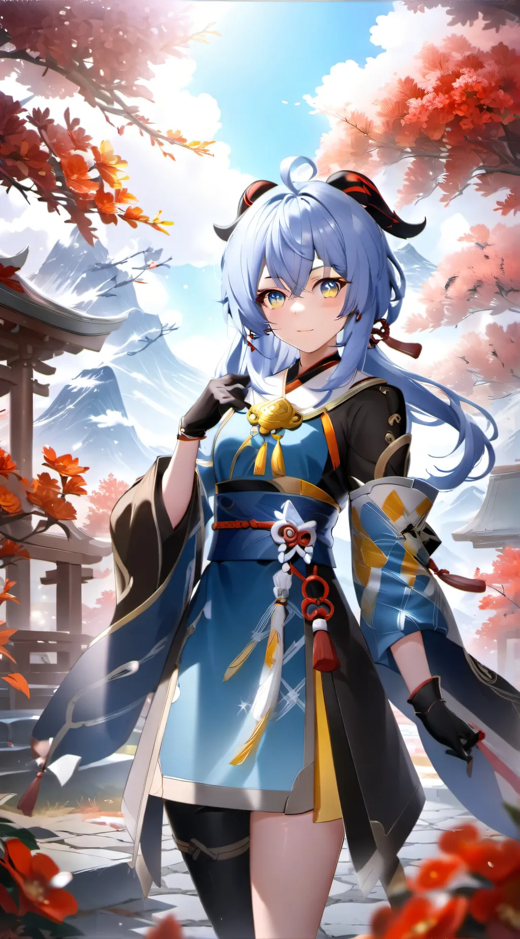 ai character: Ganyu got isekai  background