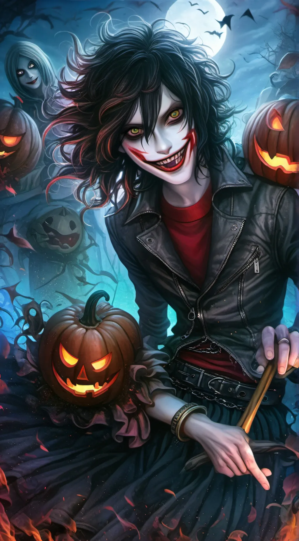 ai character: Creepypastas background