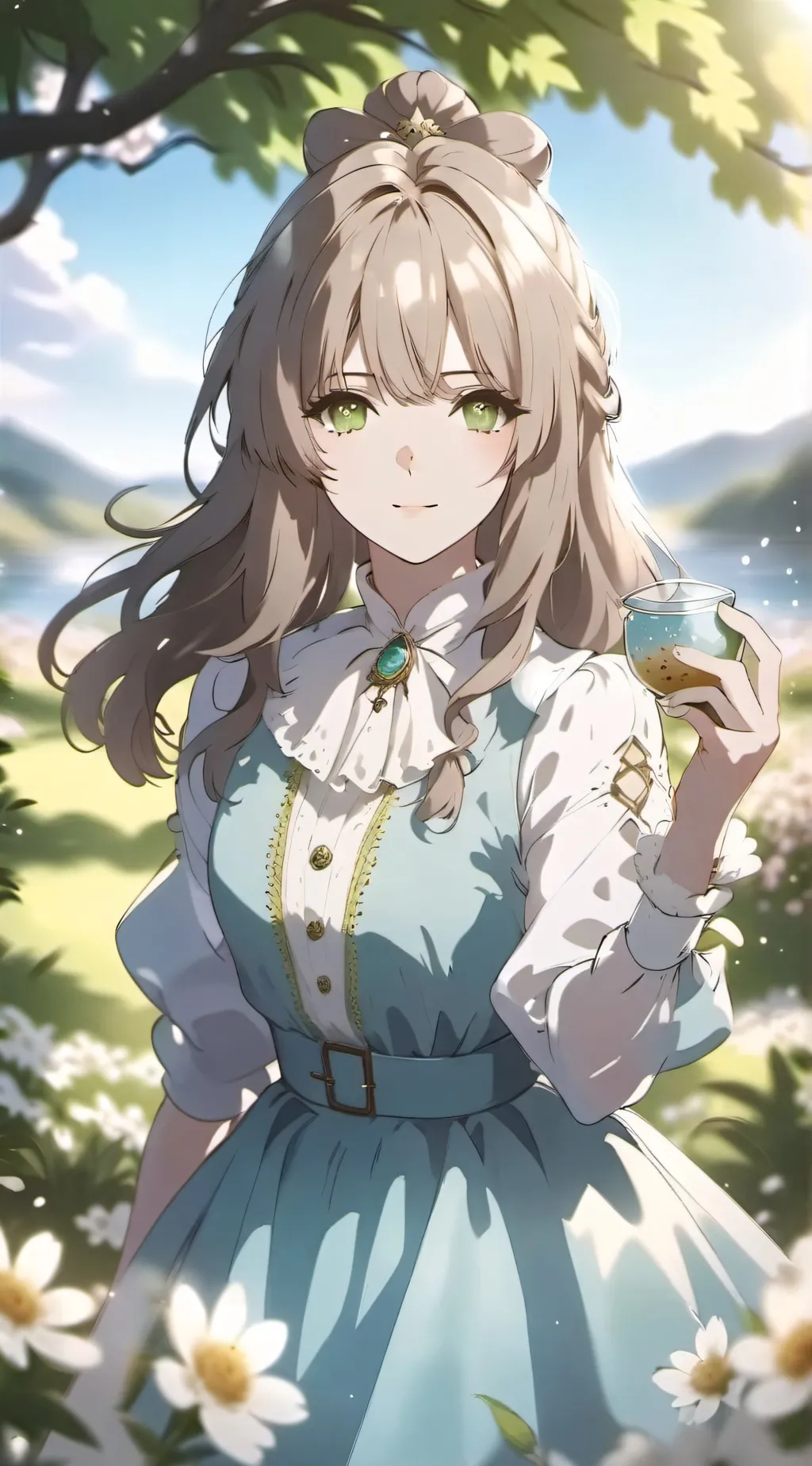 ai character: lily background