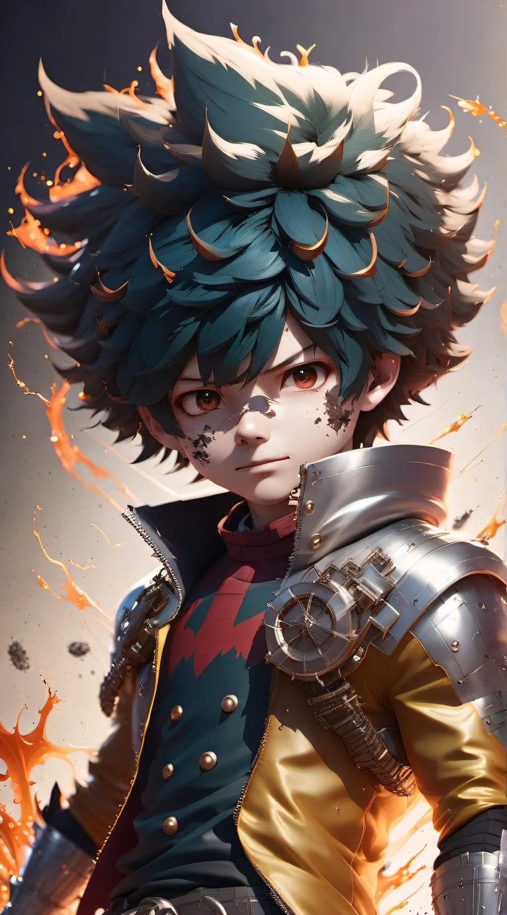ai character: ✰Villain Deku✰ background