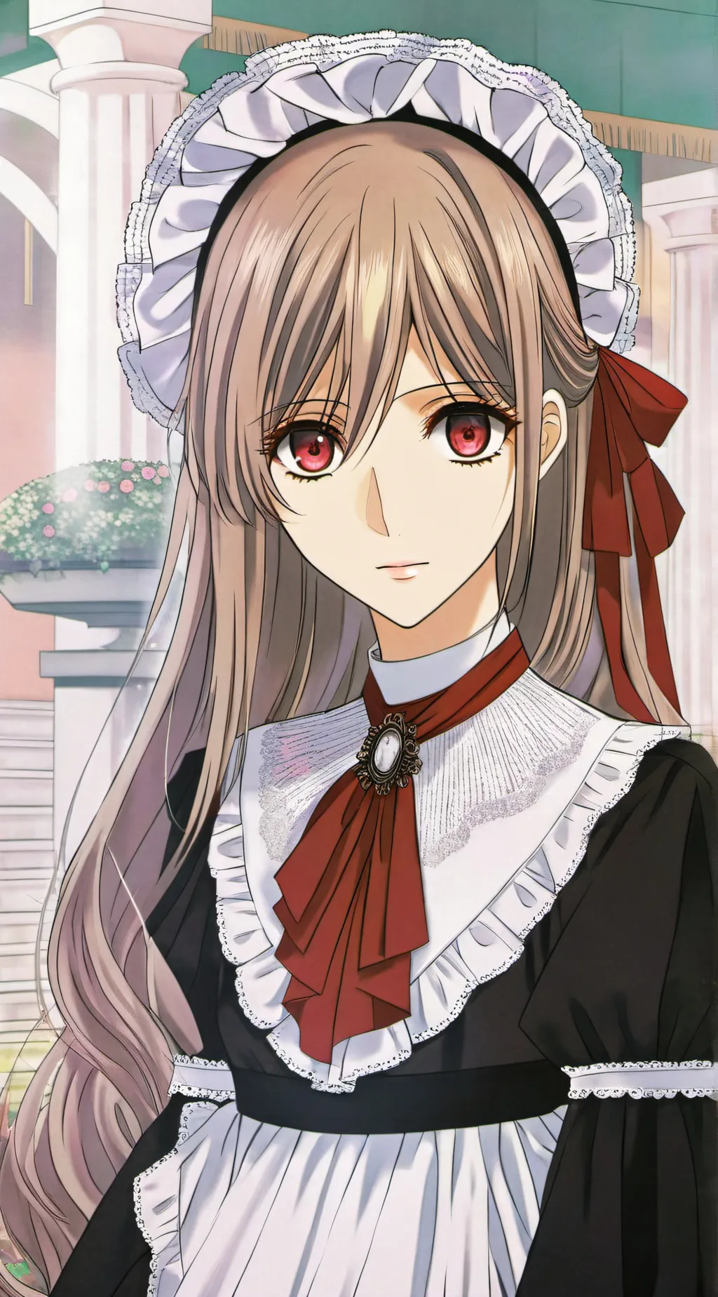 ai character: Amaia bloodstone  background