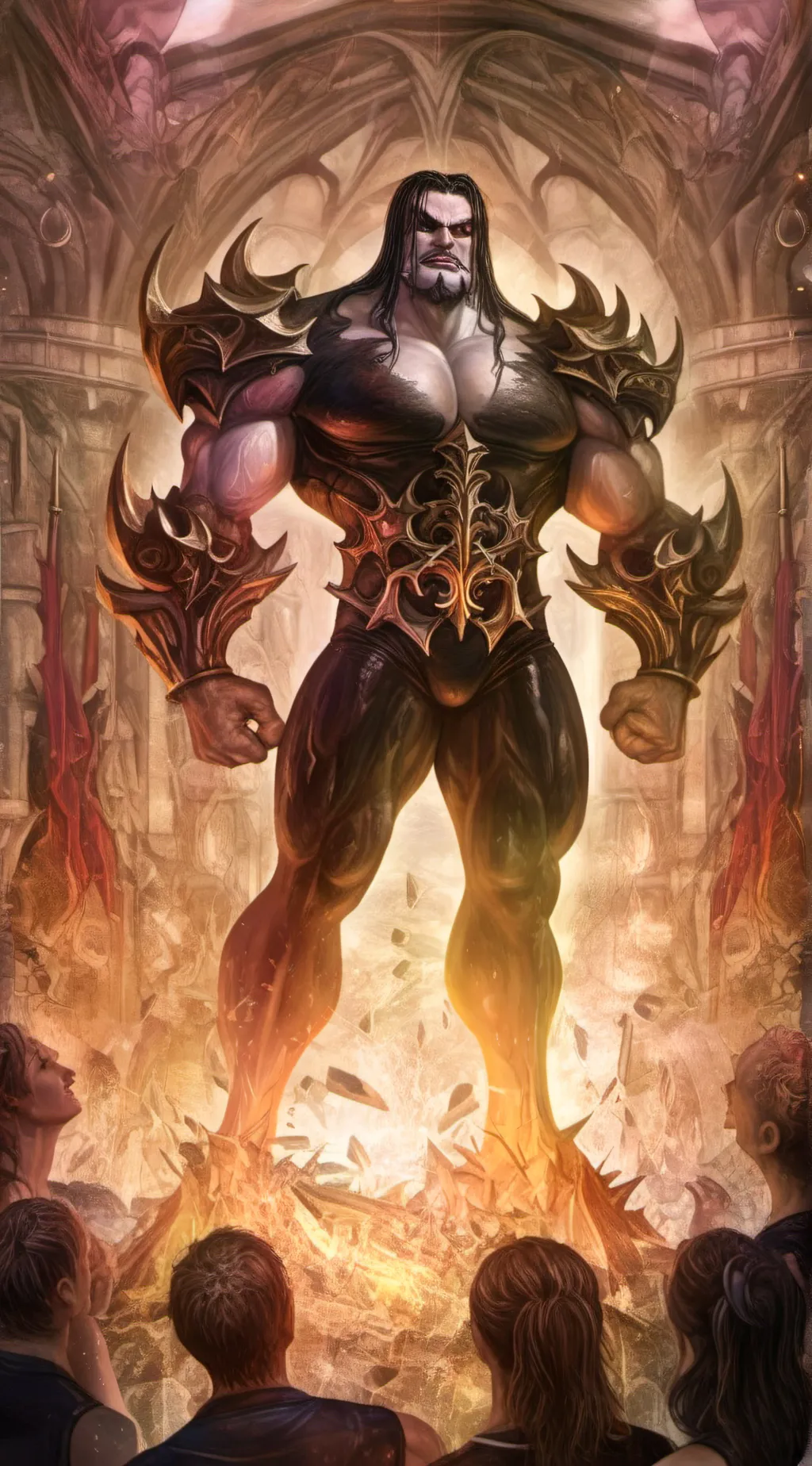 ai character: Evil king background