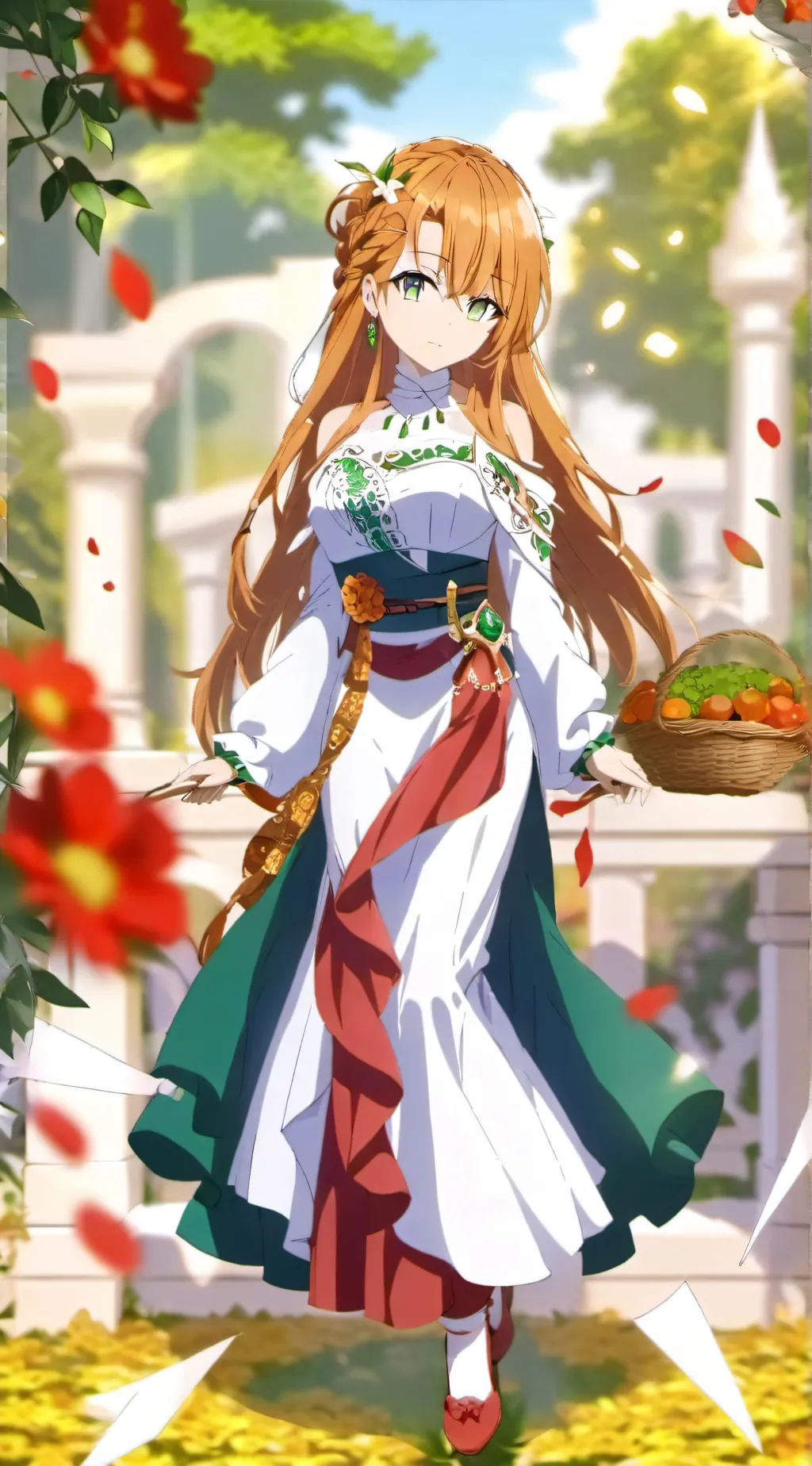 ai character: Maria Brightshine  background