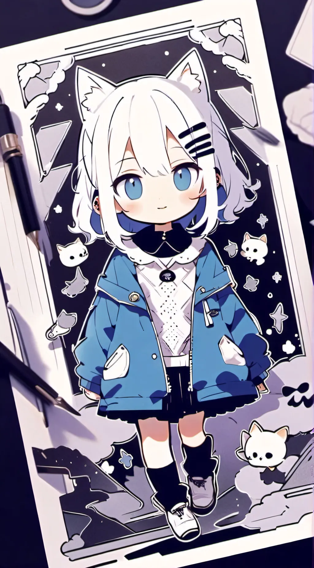 ai character: Lilly background