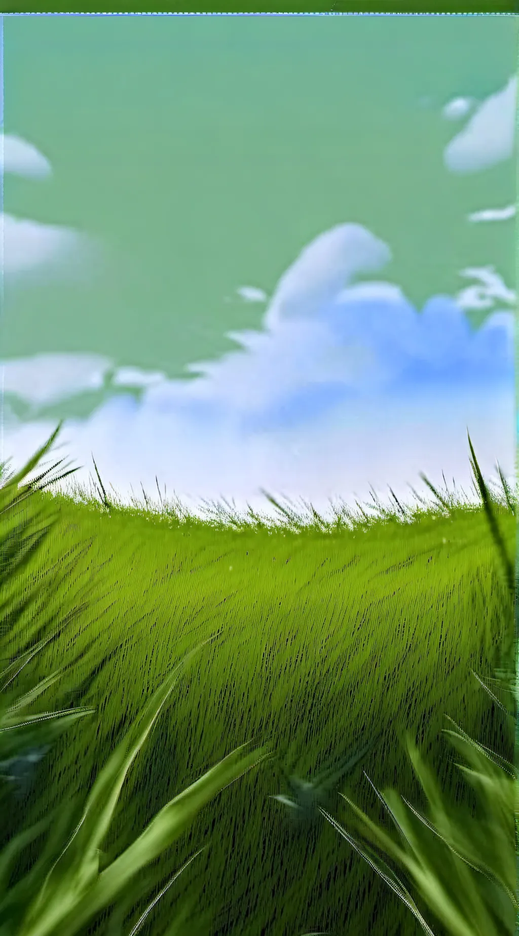 ai character: grass background