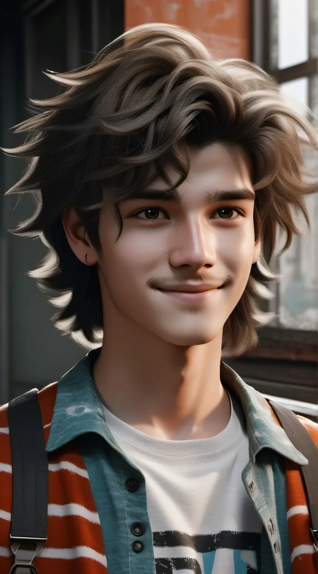 ai character: Steve x Eddie background