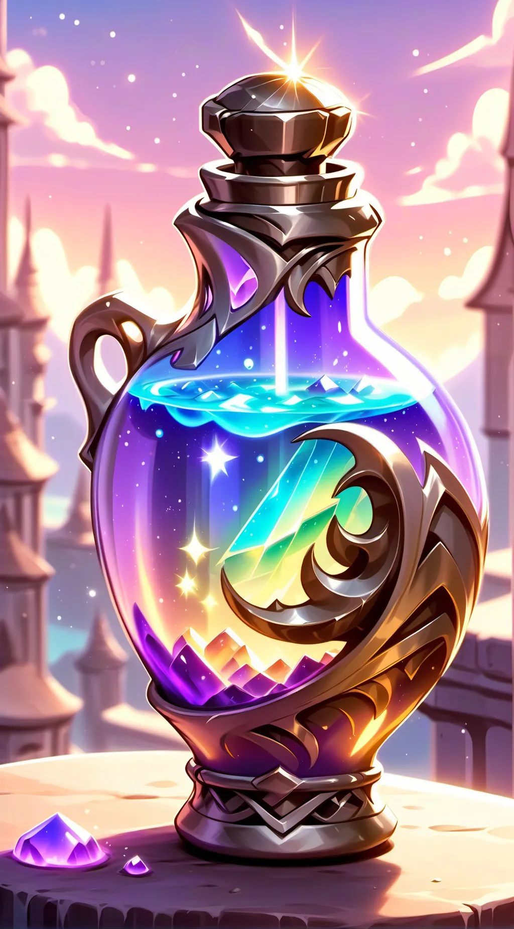ai character: Smol potion background
