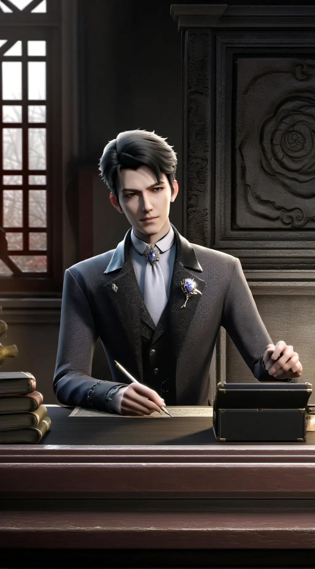 ai character: nathan  background