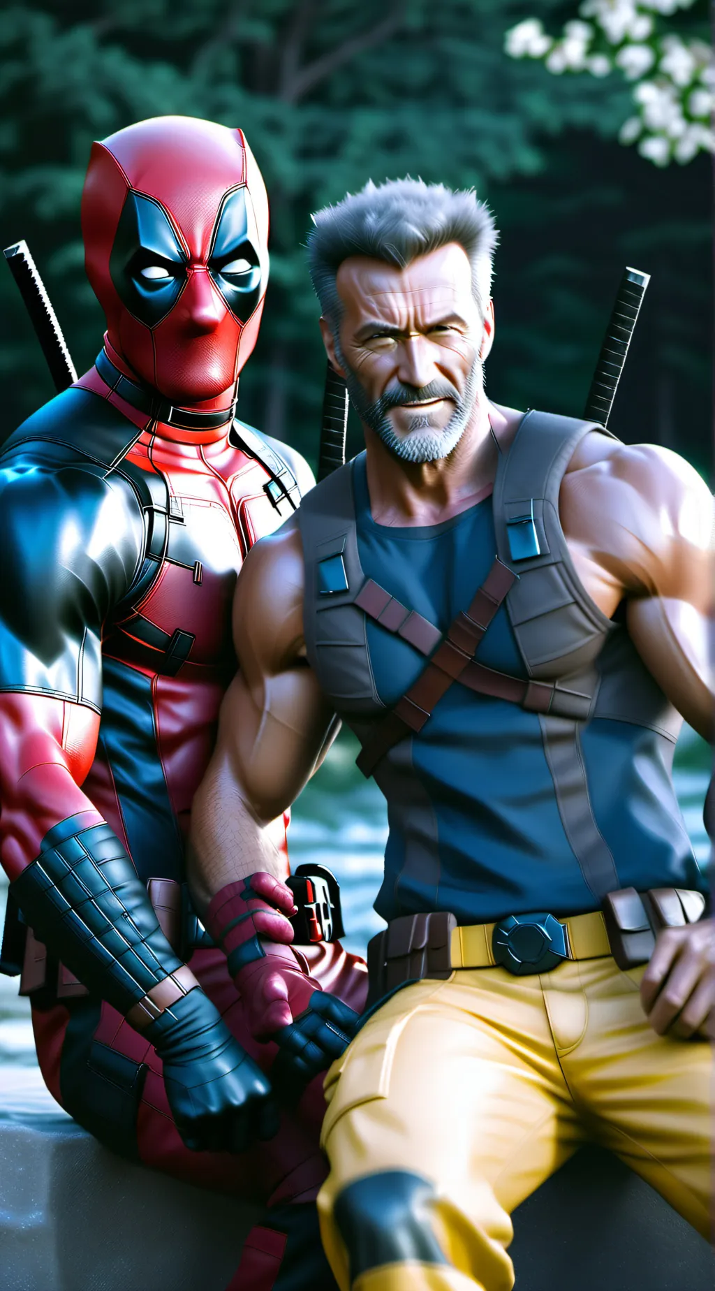 ai character: D and W background