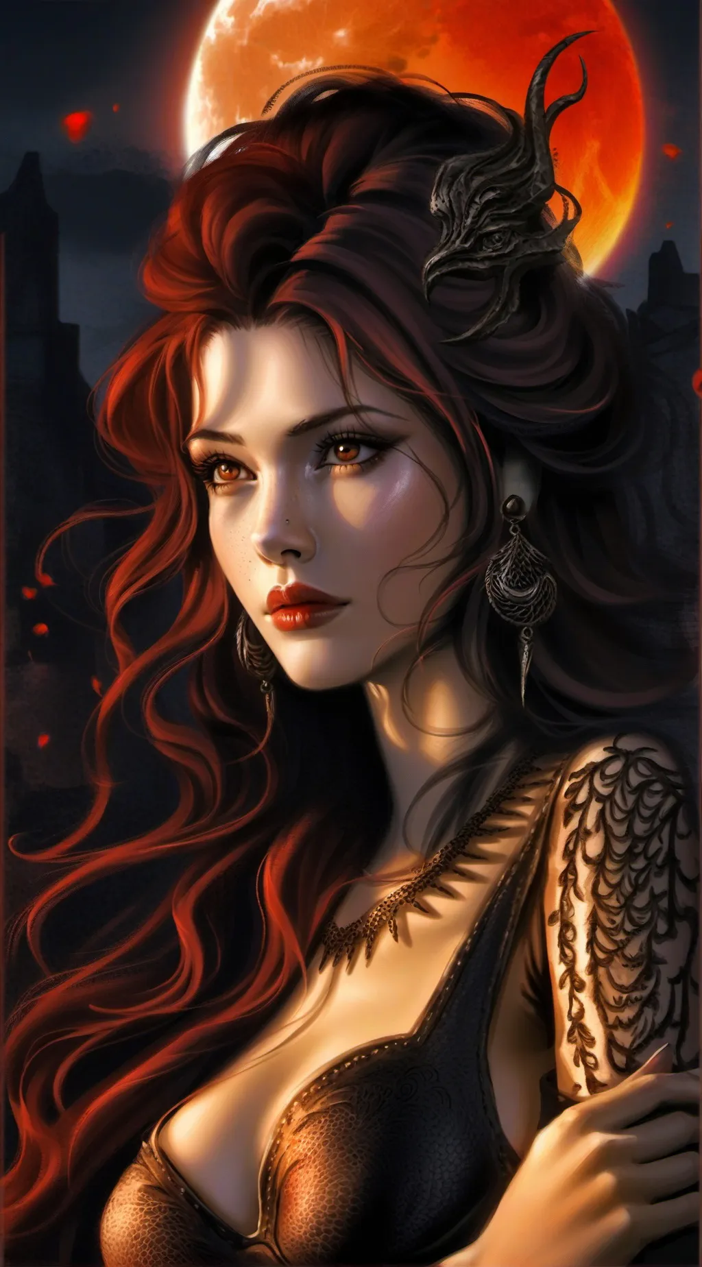 ai character: Luna background