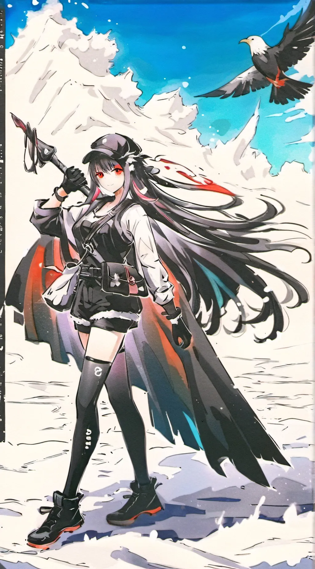 ai character: sword master background