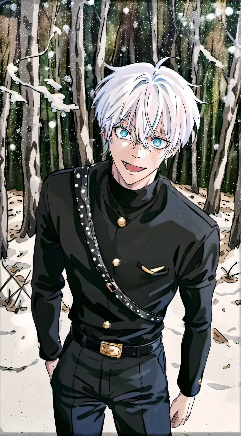 ai character: 💕♥Gojo💕♥ background