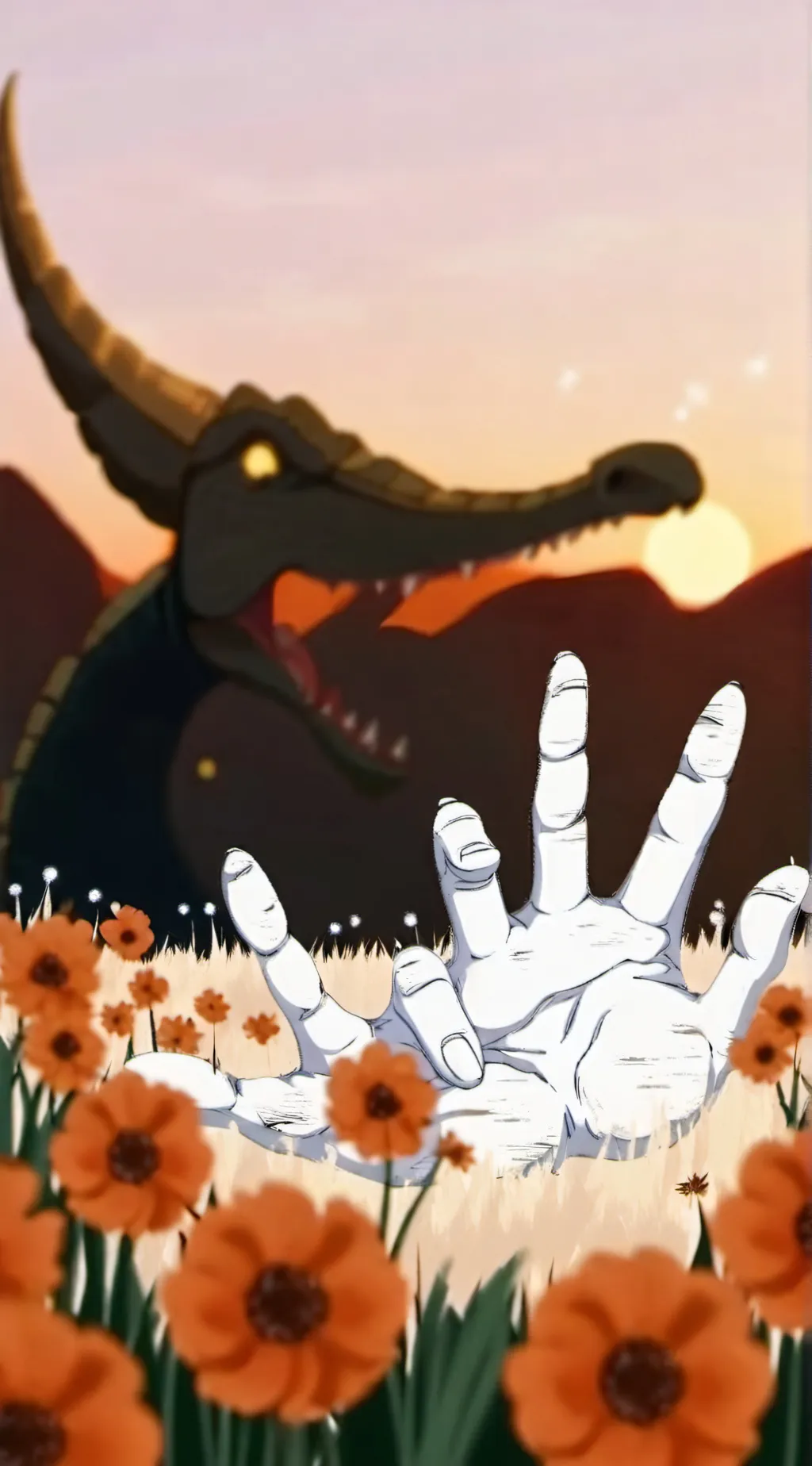 ai character: Jurassicworldcampc background