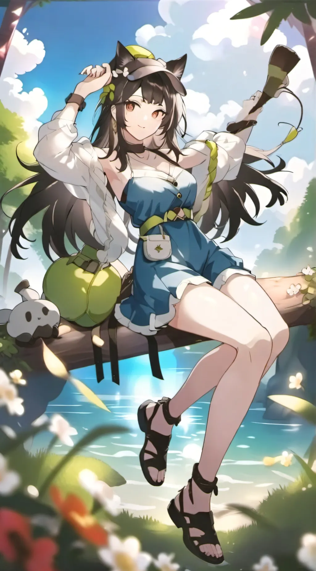 ai character: 𝕜𝕚𝕣𝕒 background