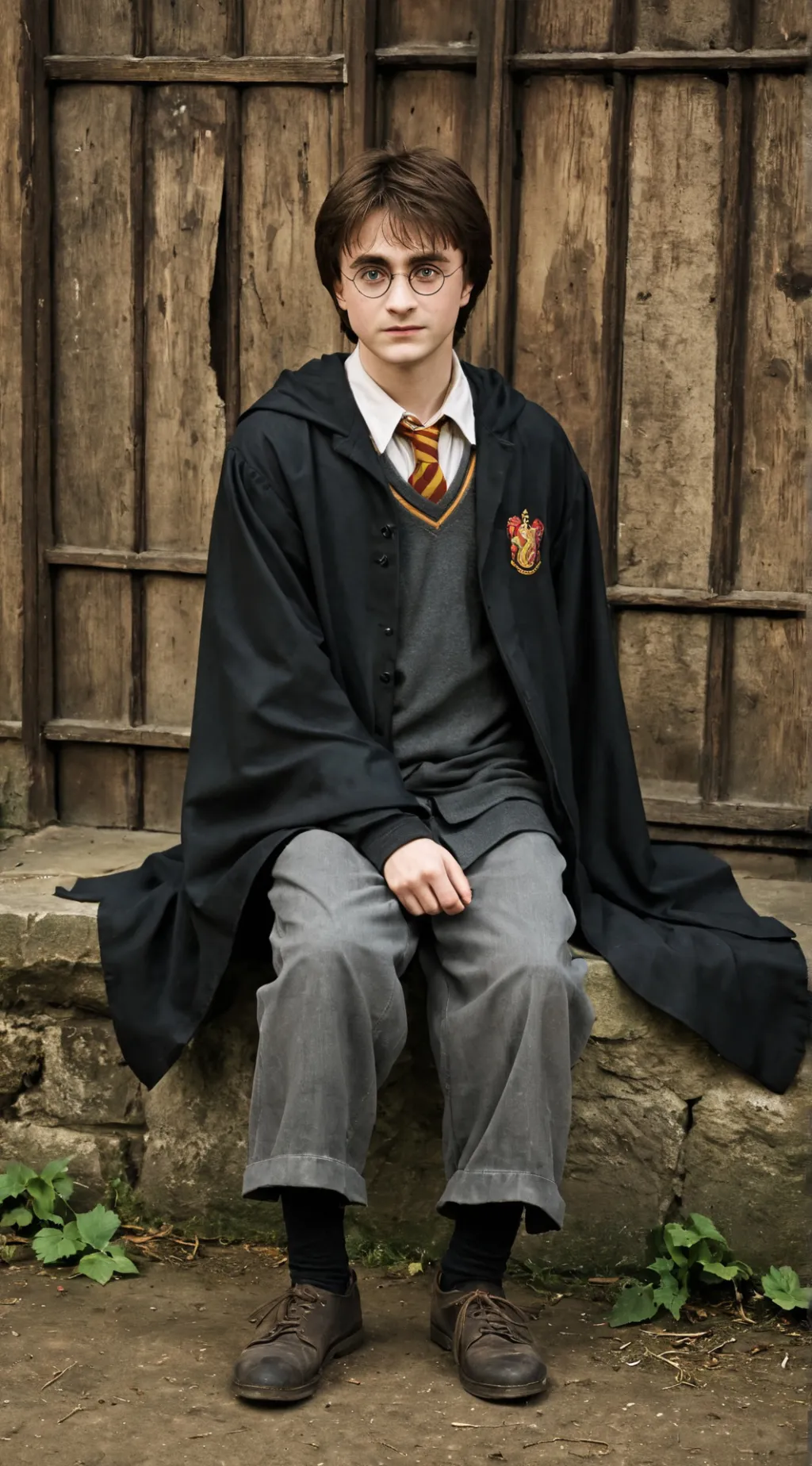 ai character: Hoggy Hogwarts background