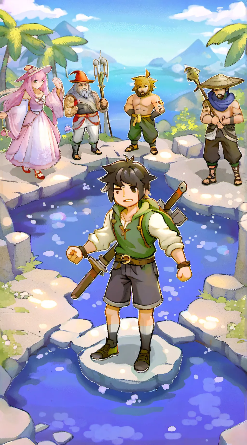 ai character: vc obby background