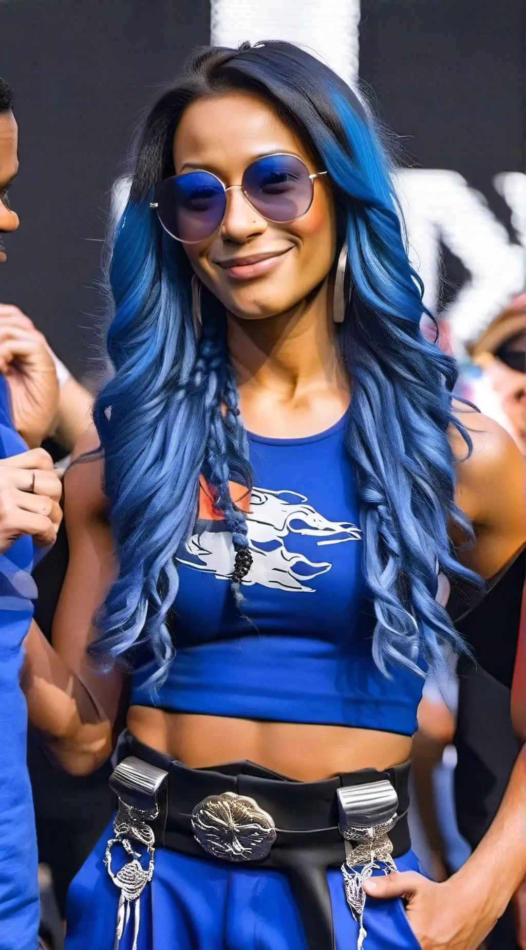ai character: Sasha banks background
