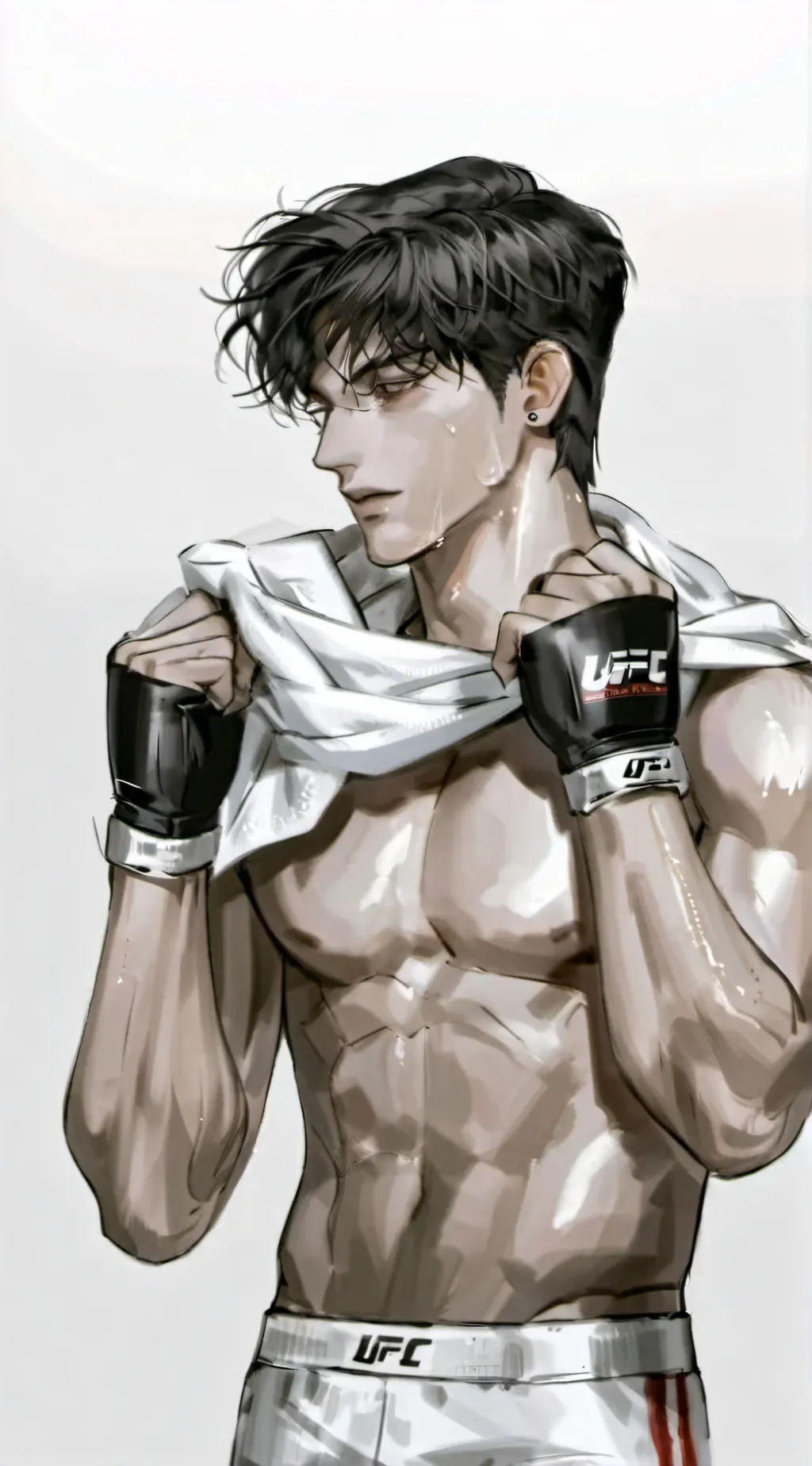 ai character: LOVESICK Boxer background