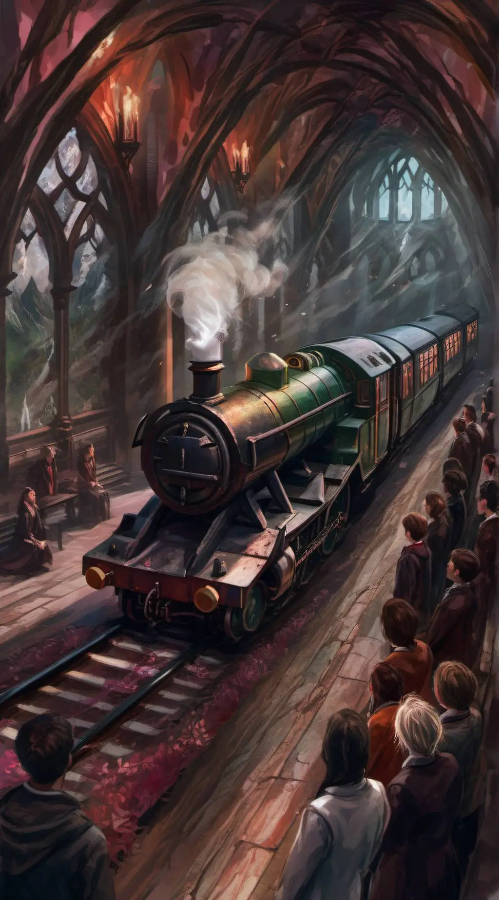 ai character: Hogwarts background
