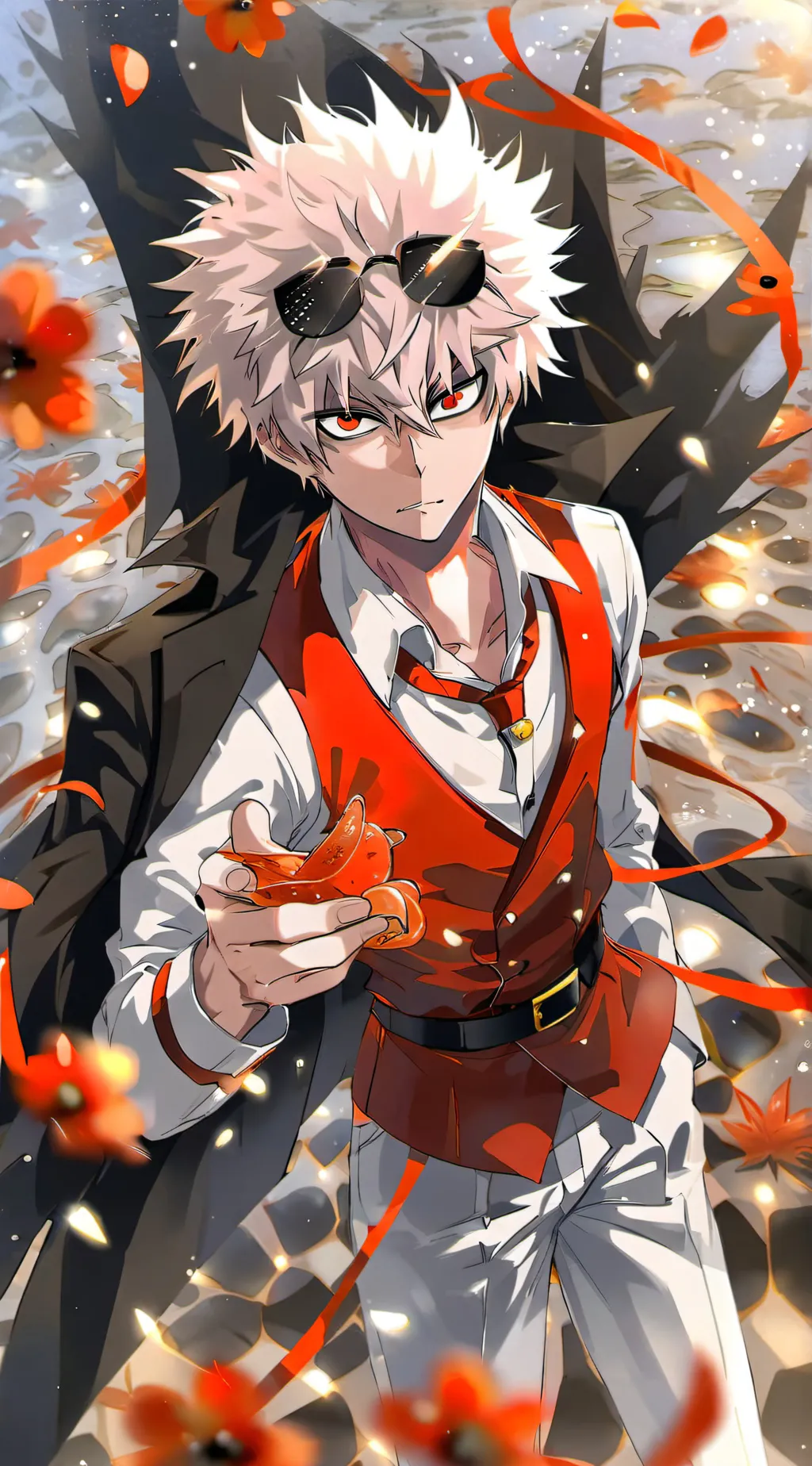ai character: Bakugou Katsuki  background