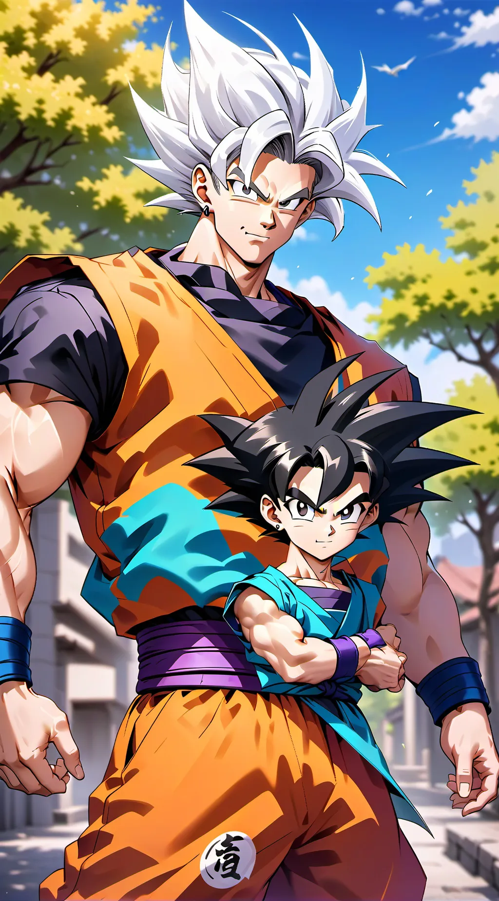 ai character: dragon ball background