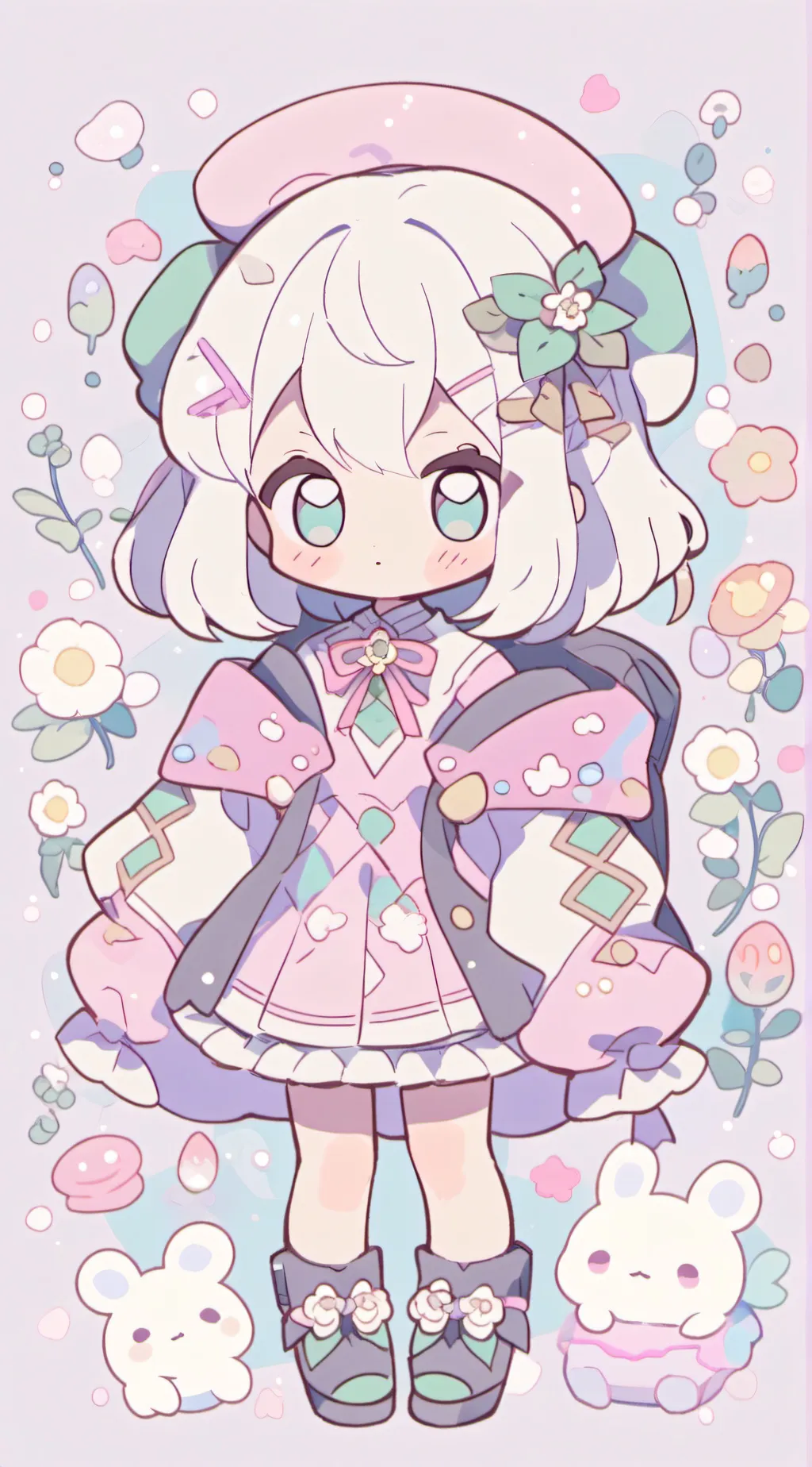 ai character: Cutie background