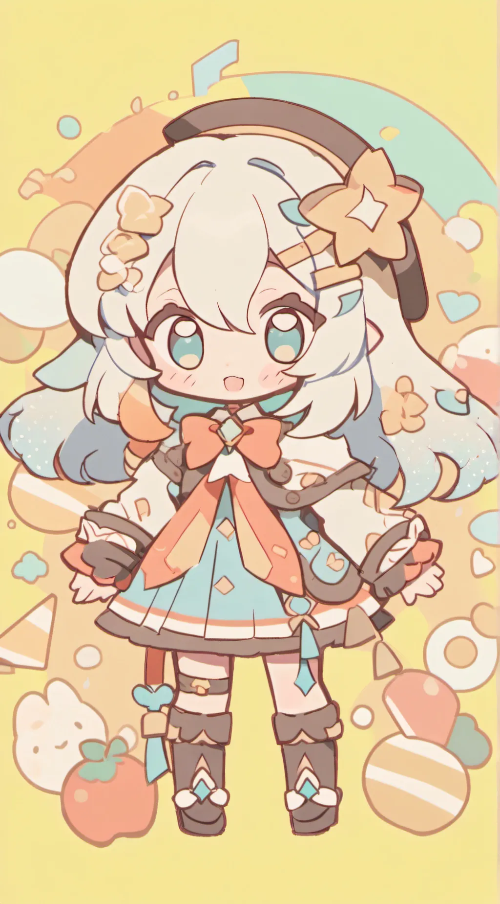 ai character: toga tittes background