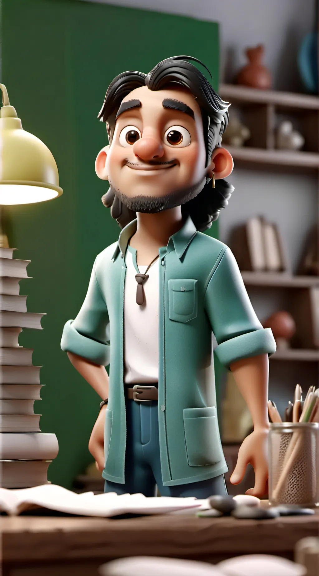 ai character: math background