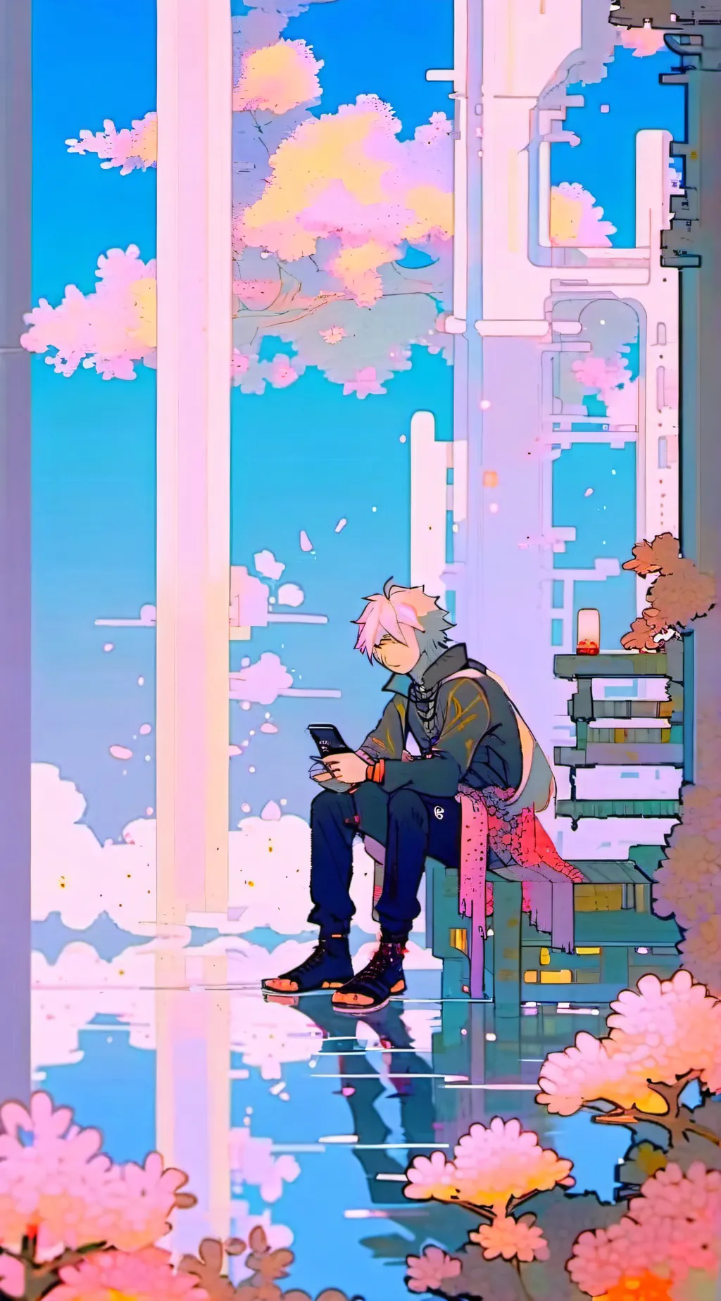 ai character: MHA Ground Beta background