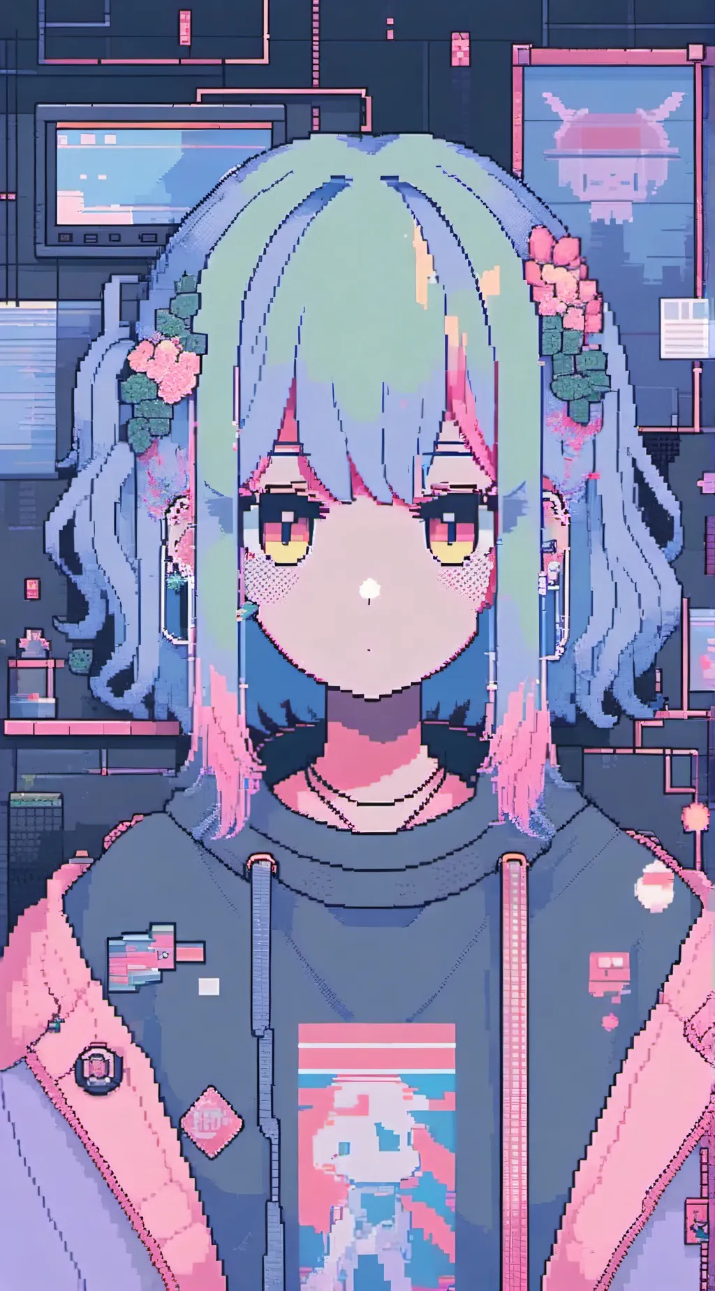 ai character: L.O.V. background