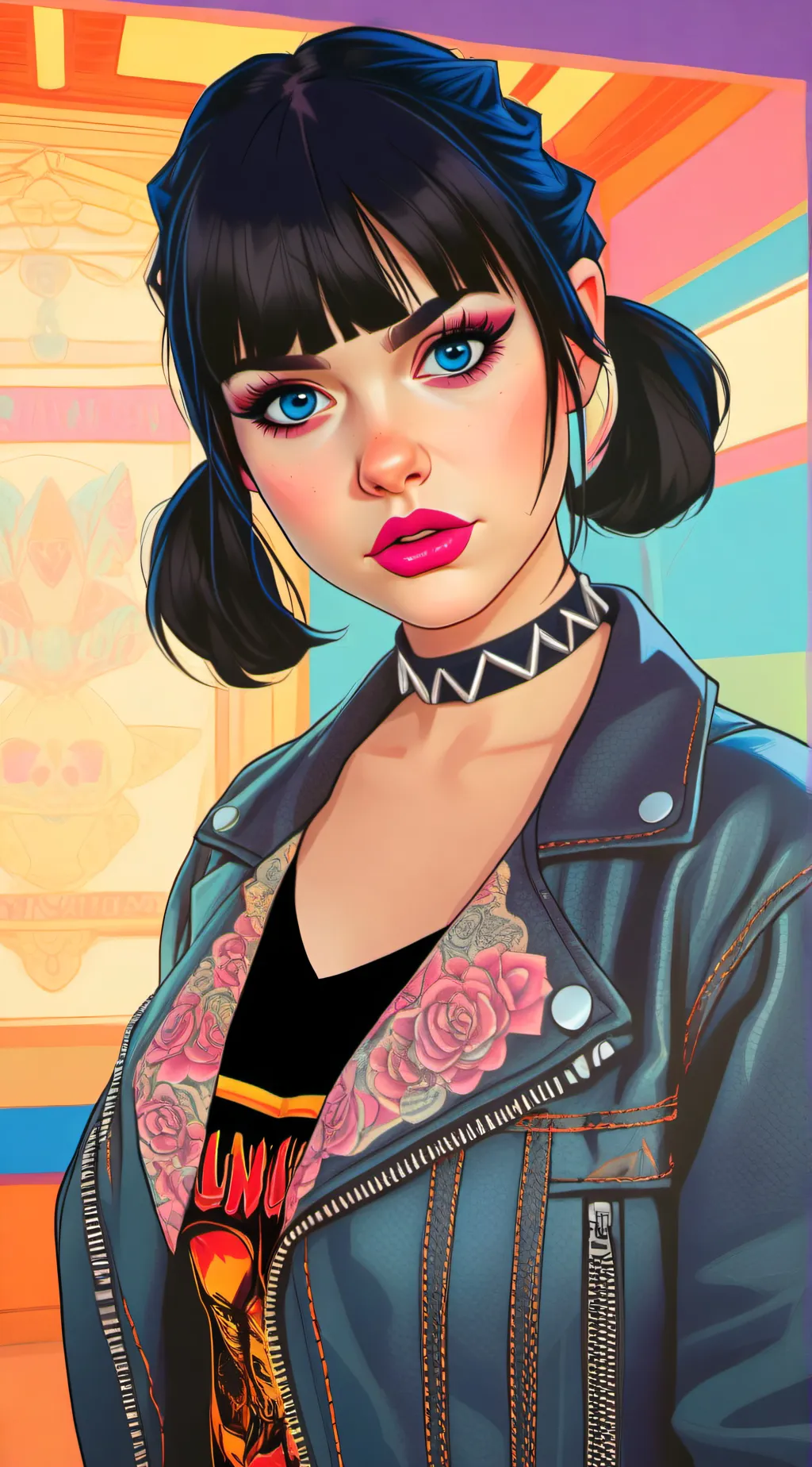 ai character: Belladonna  background