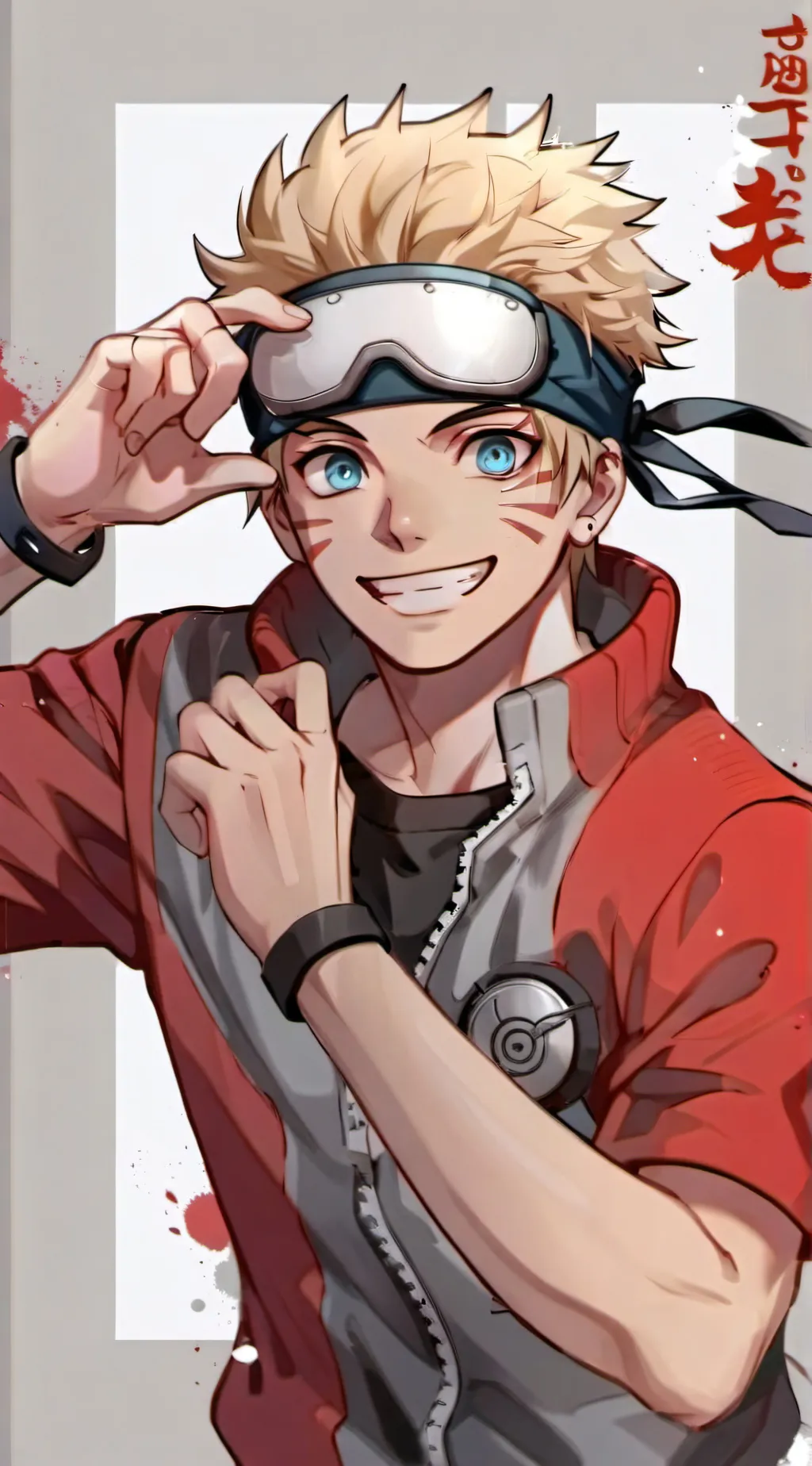 ai character: Boruto background