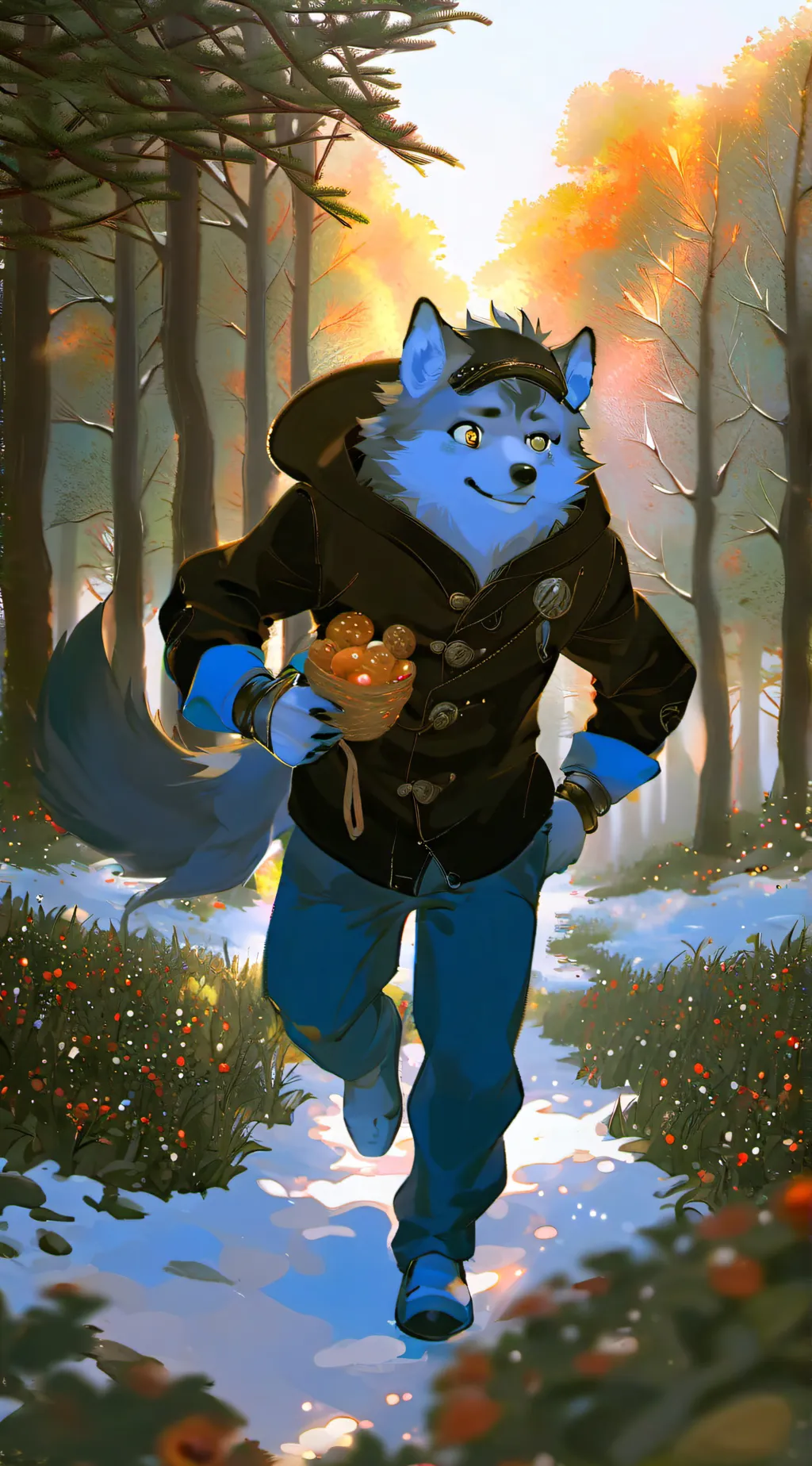 ai character: max the furry background