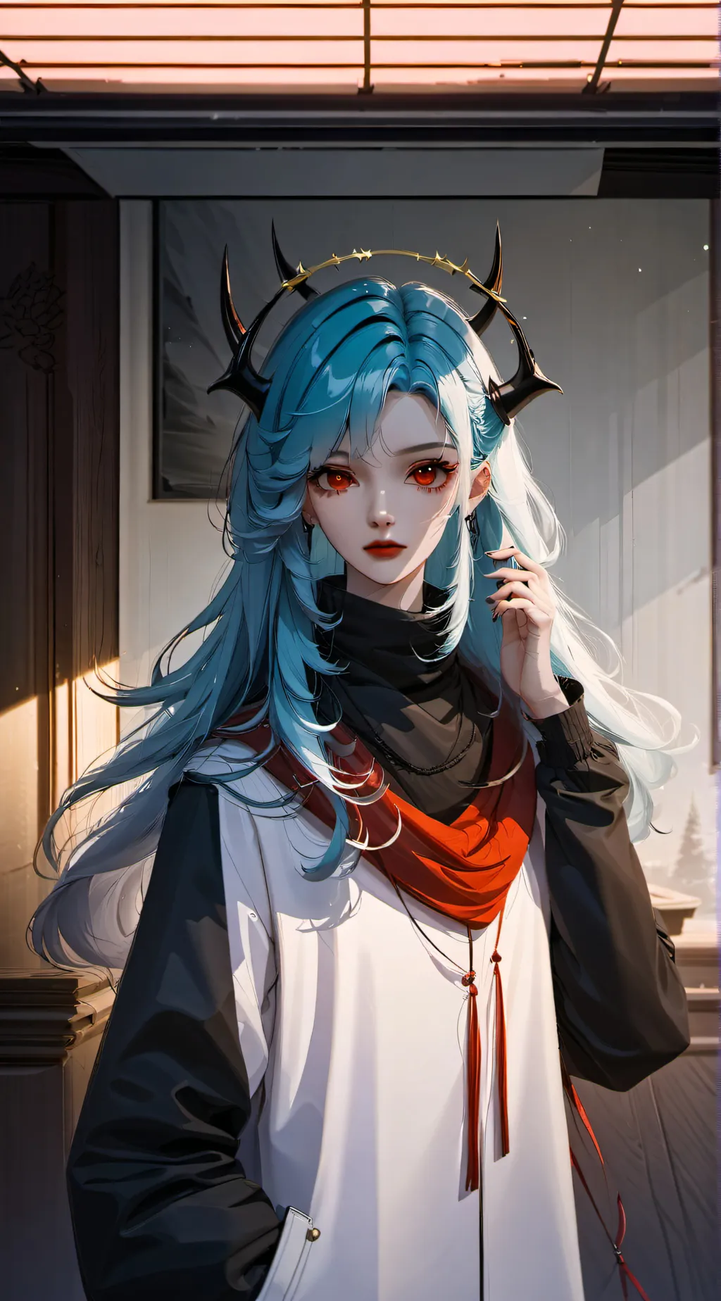 ai character: all girls school background