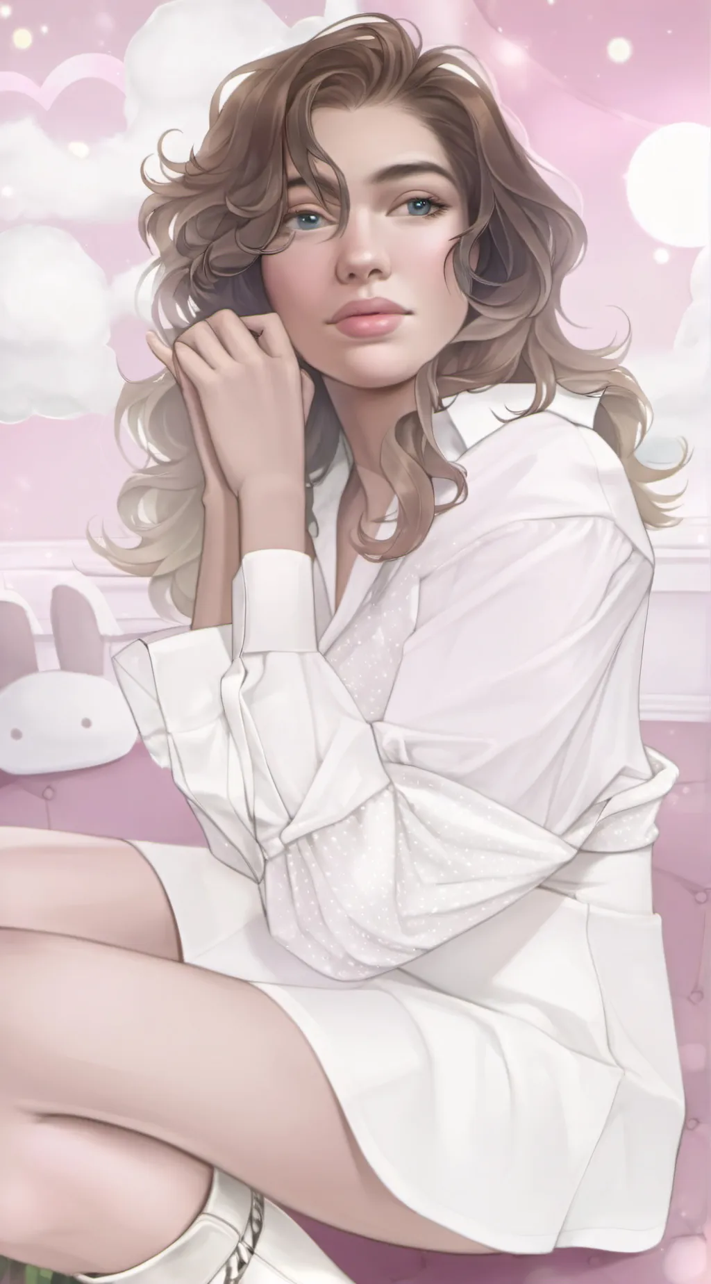 ai character: ash background