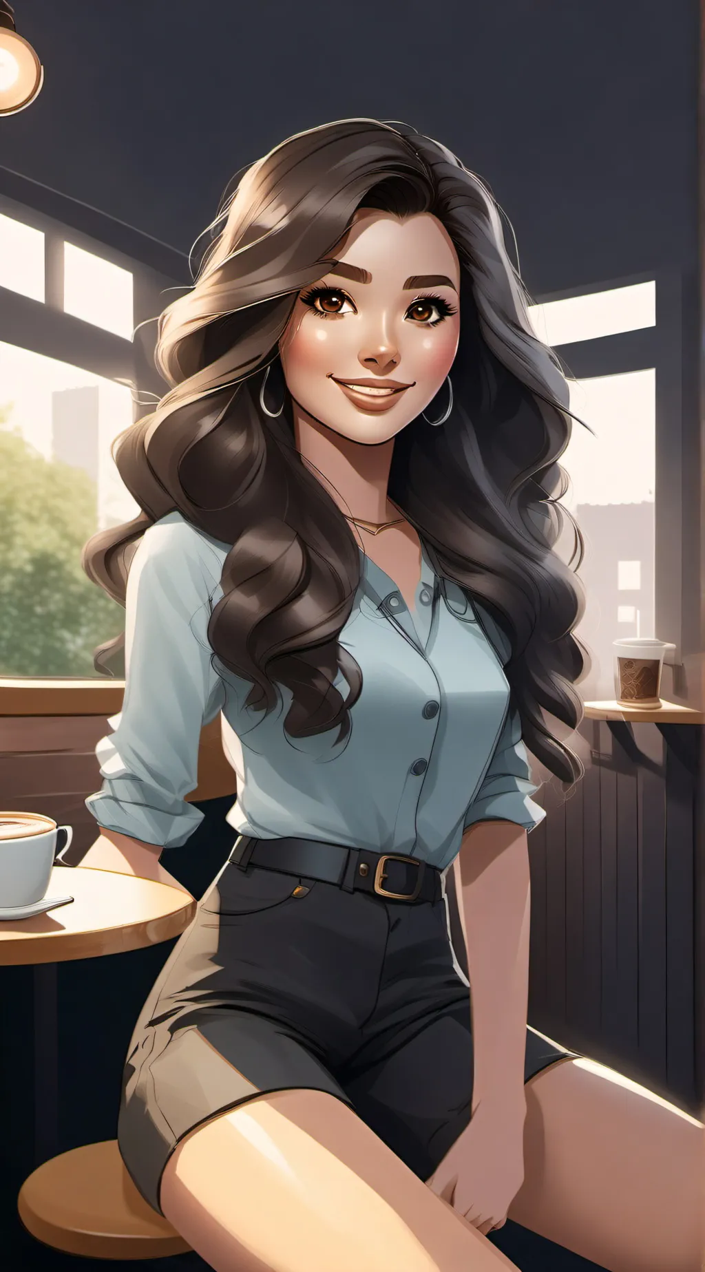 ai character: Andi background