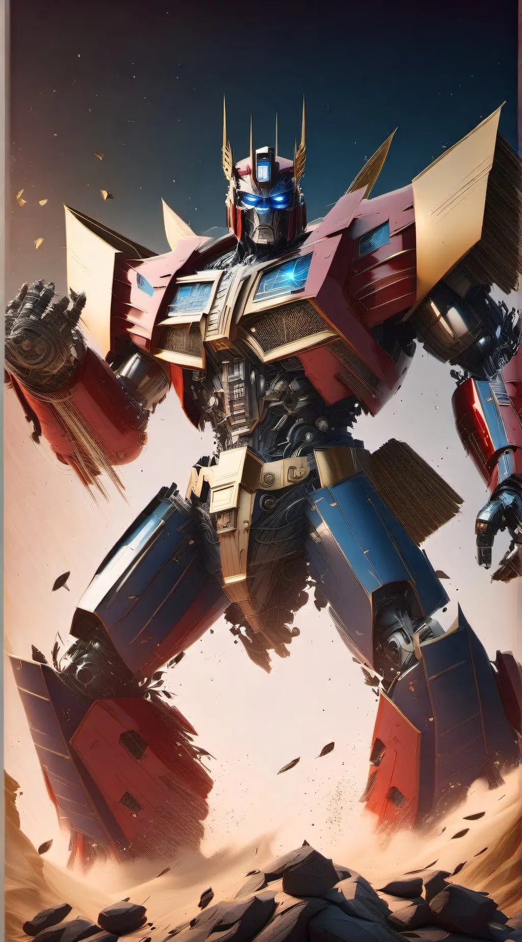 ai character: Autobots vs. cons background