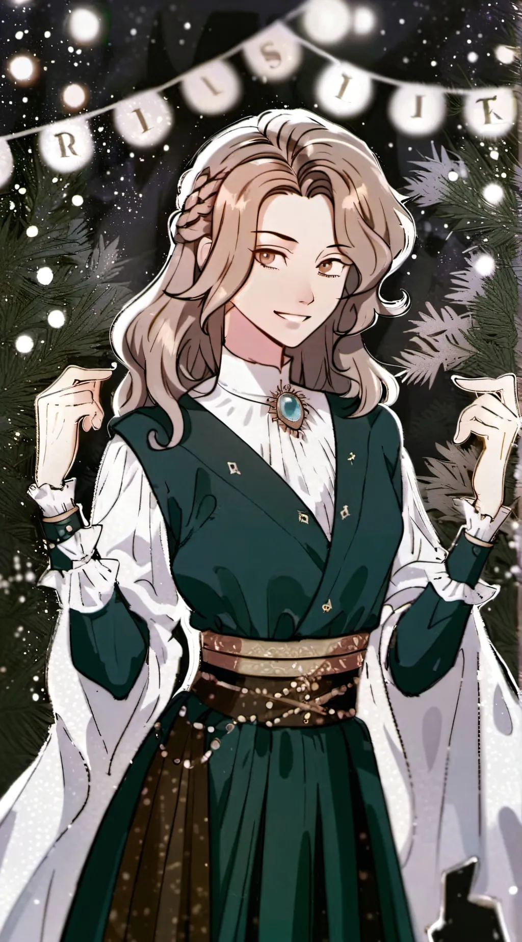 ai character: Luna background