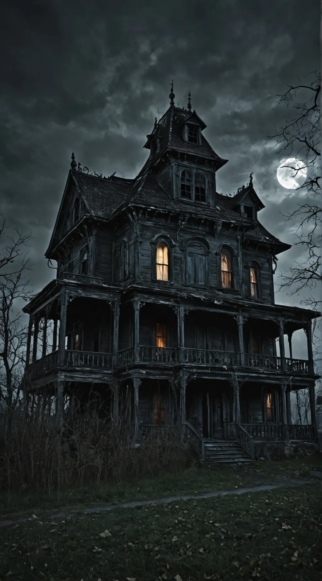 ai character: Your haunted house background