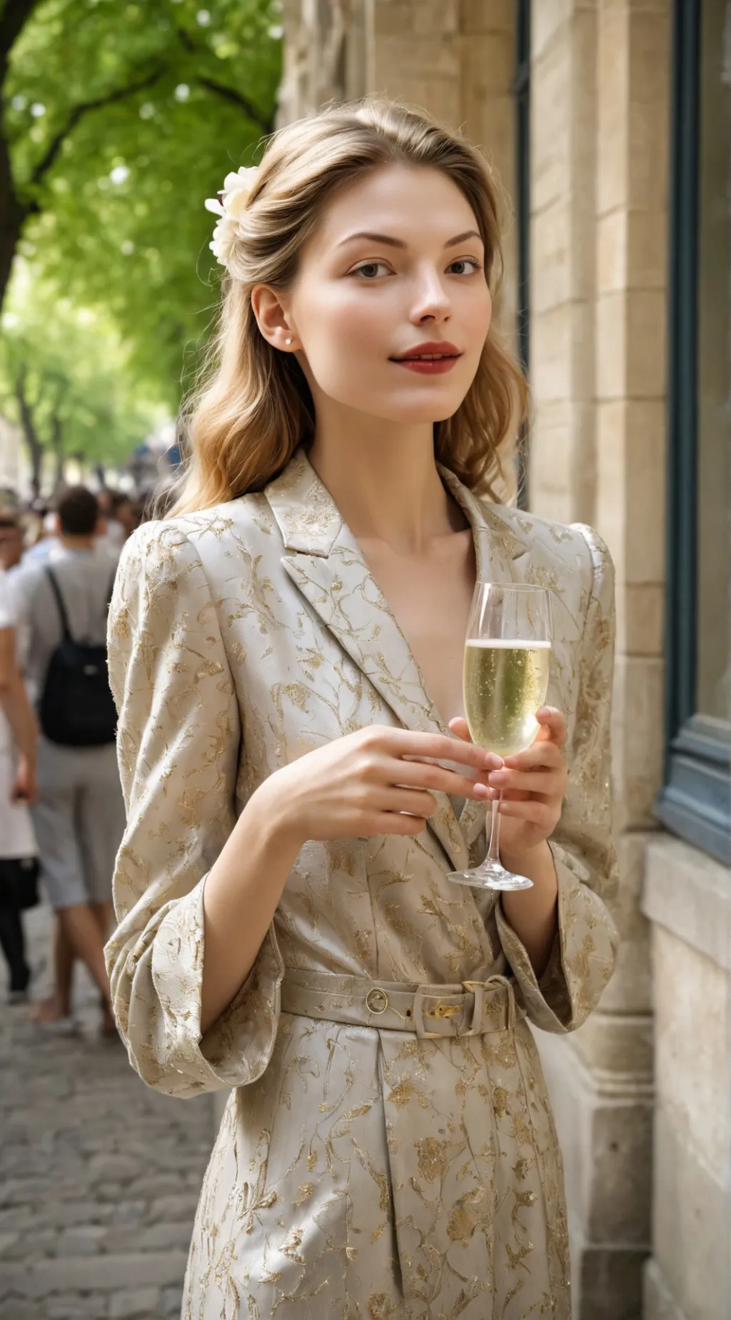 ai character: Bernadette Thomas background