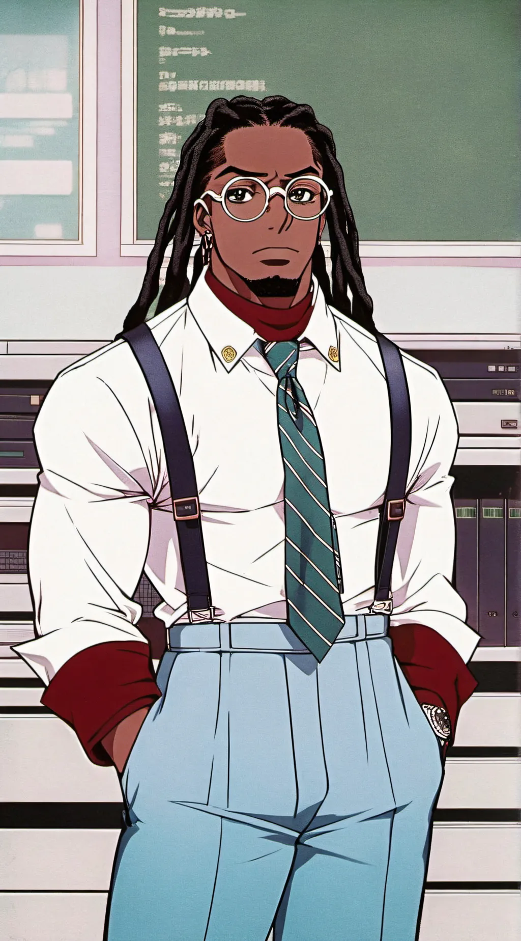 ai character: Marcus  background