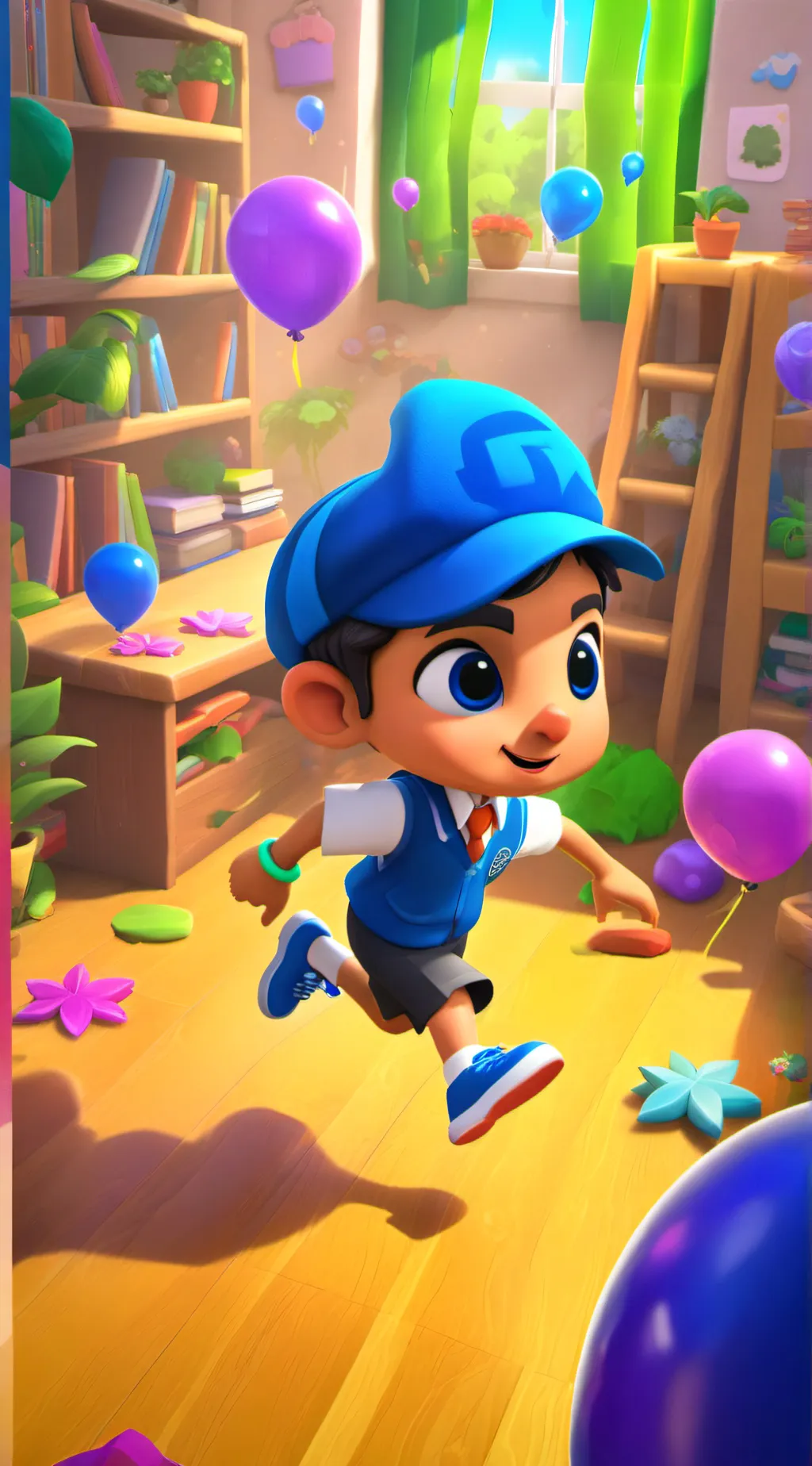 ai character: Noisy class background