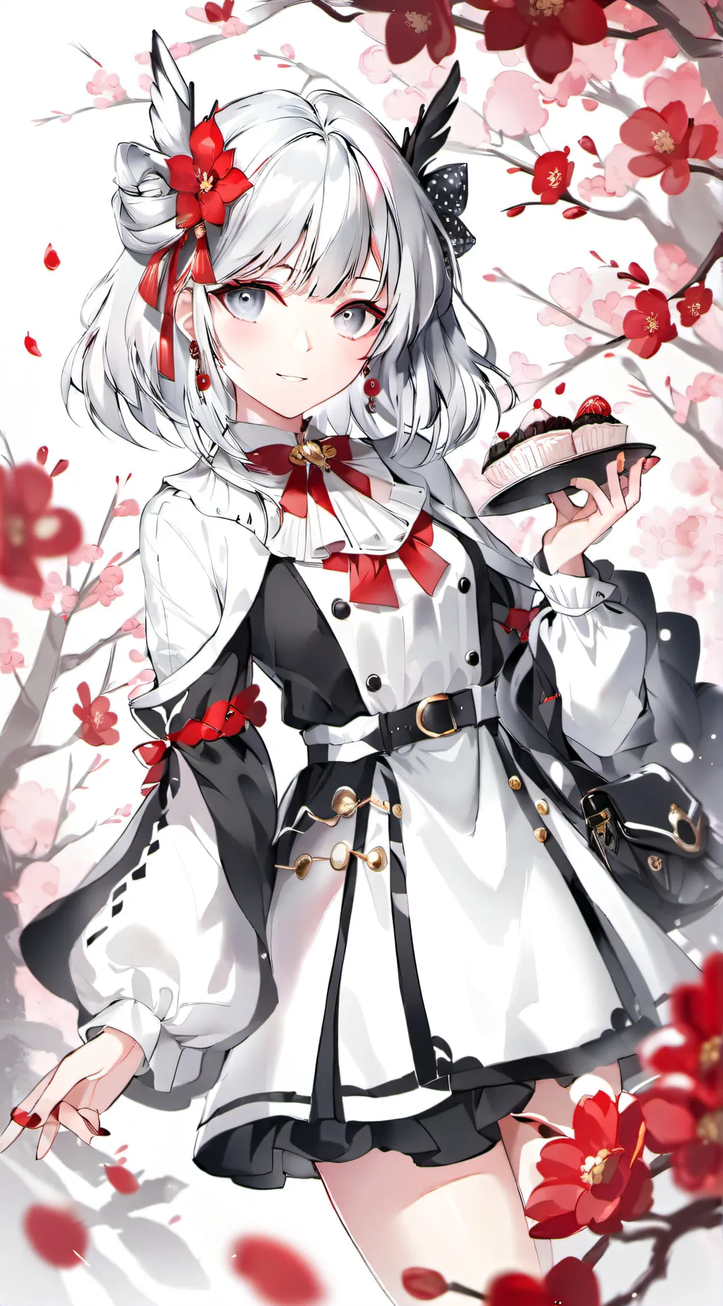 ai character: MHA CHRISTMAS  background