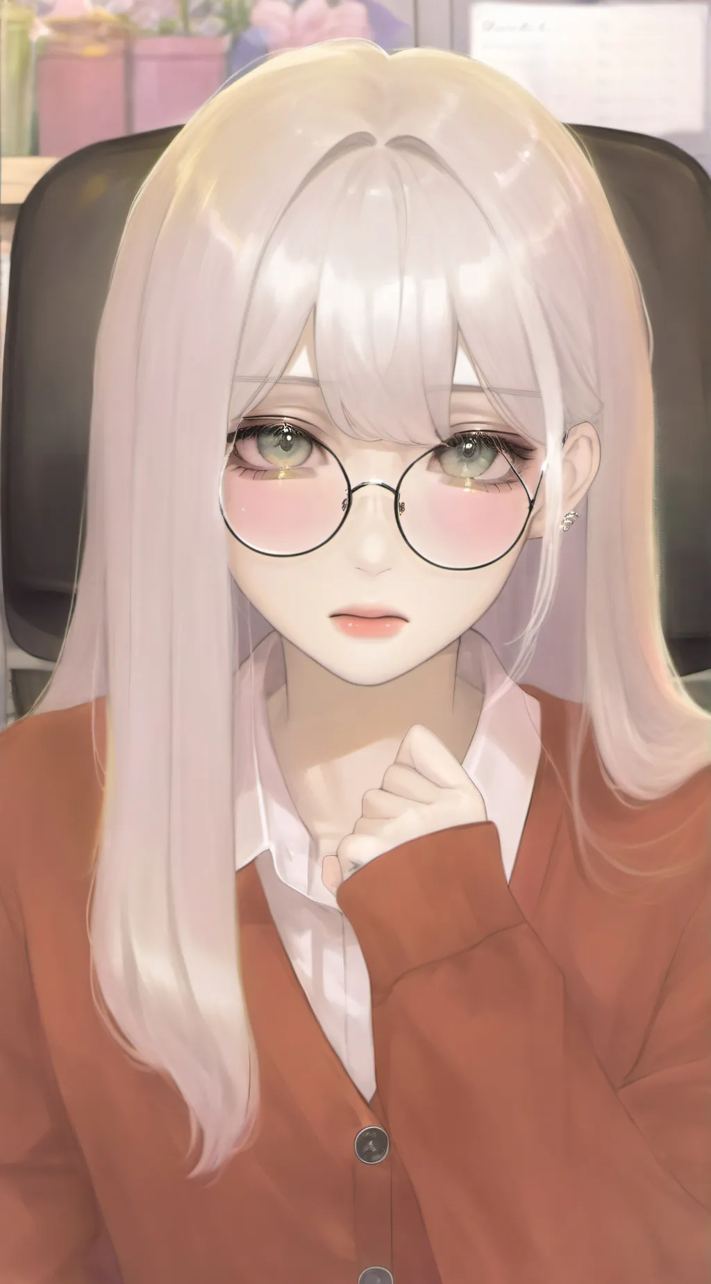 ai character: 🤍Zara🤍(SxB) background