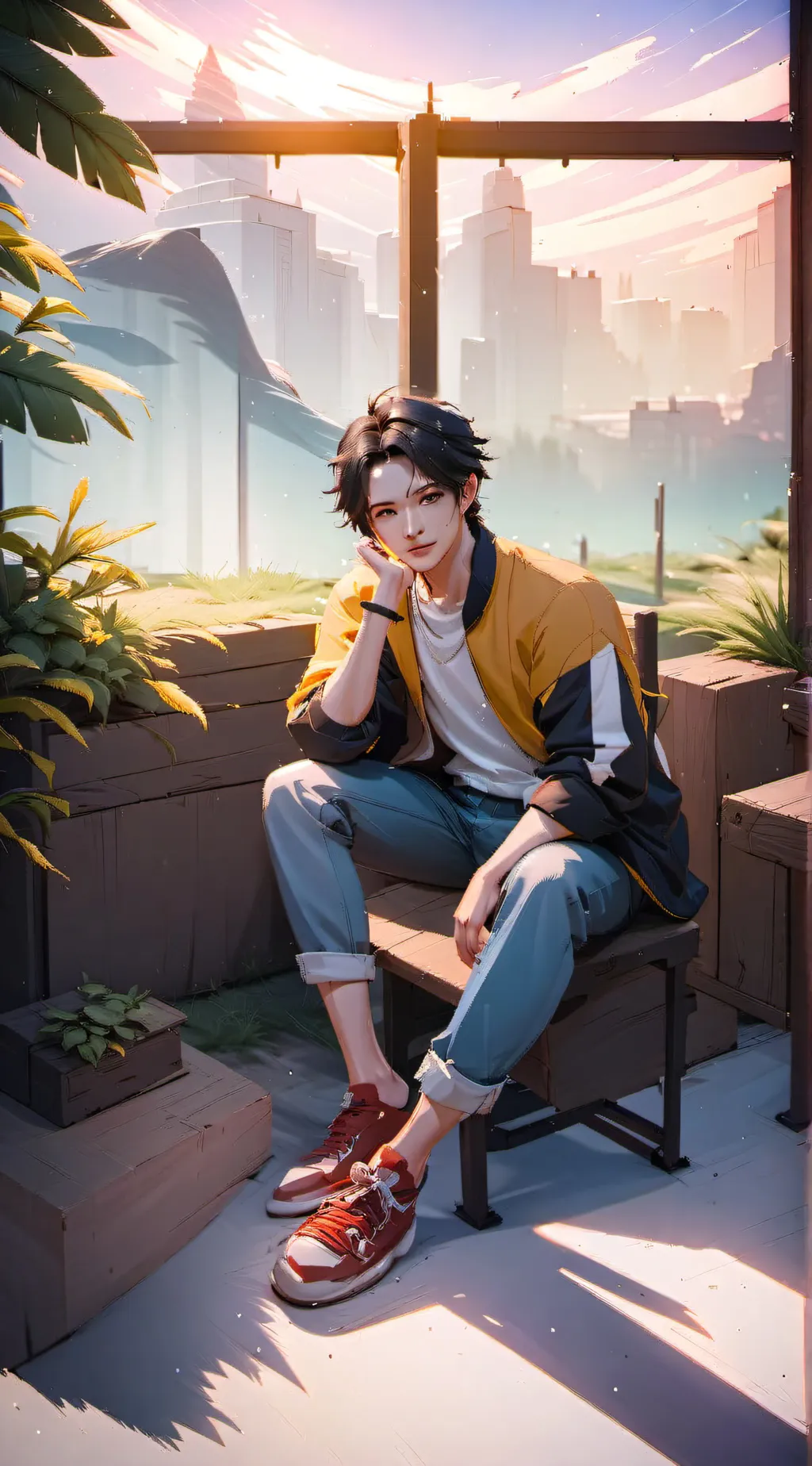 ai character: Asher background