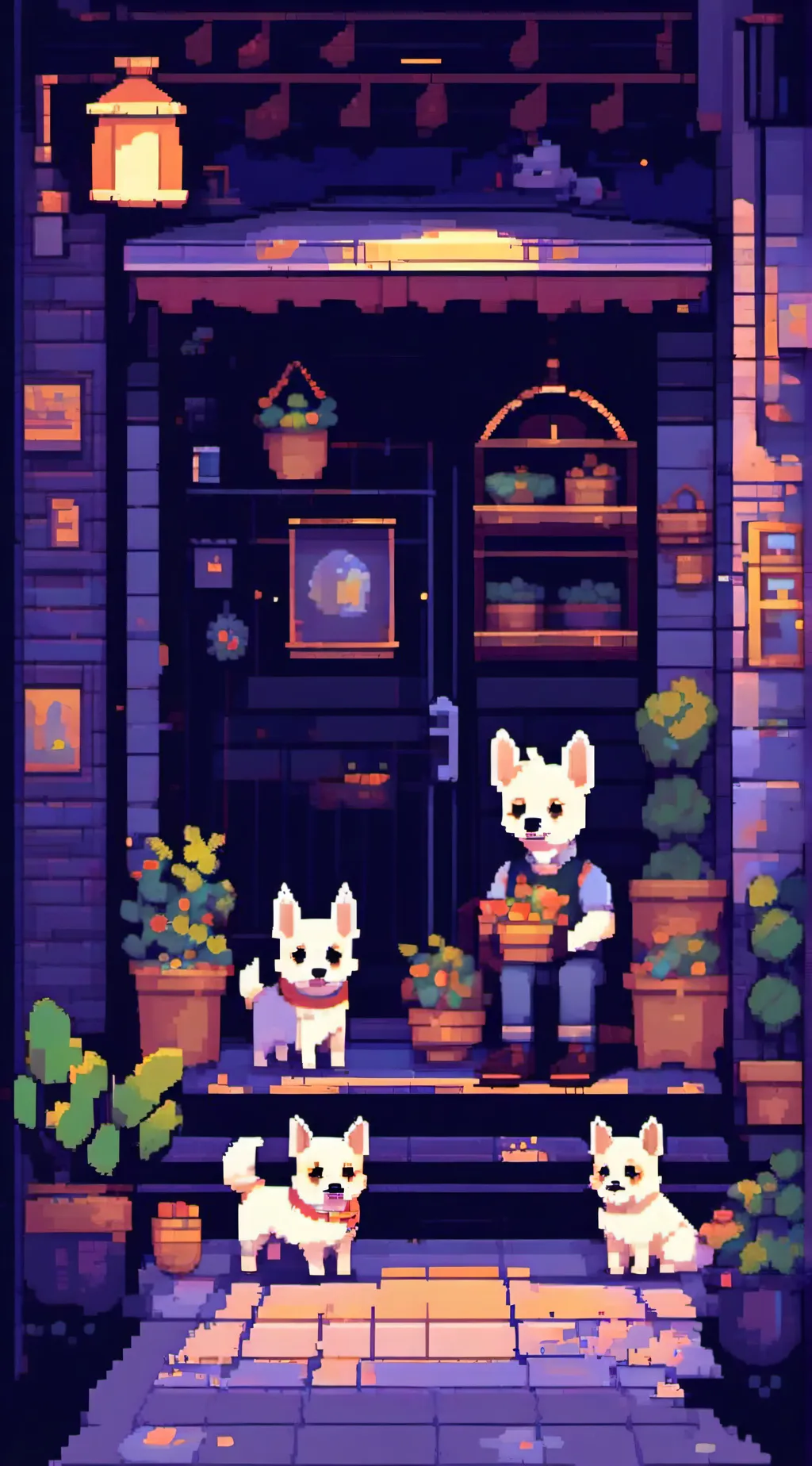 ai character: {🐶🐱}*°PET ST☆RY! background